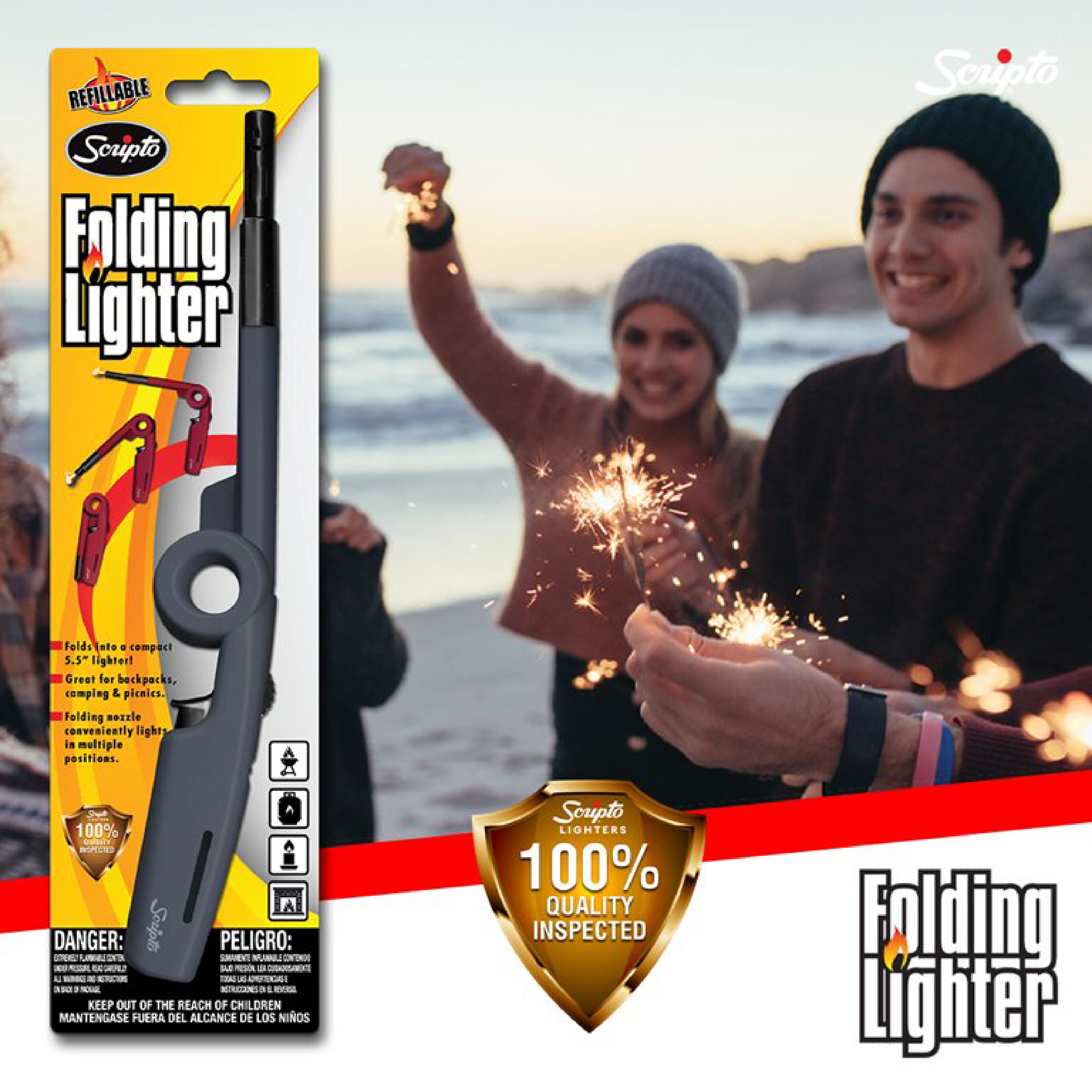 Scripto® Folding Lighter