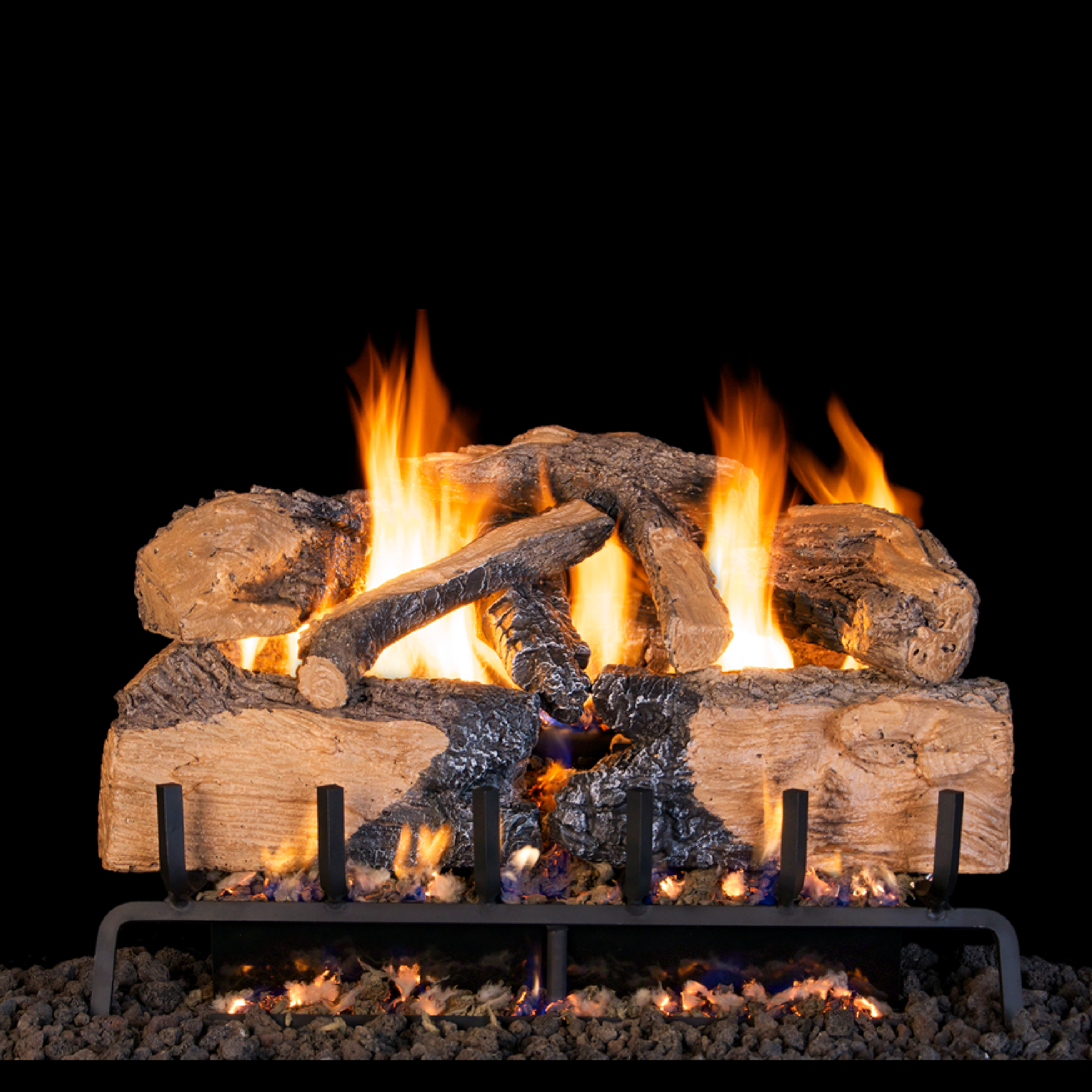 Charred Series Gas Logs