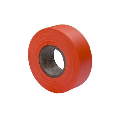 FLAGGING TAPE - FLUORESCENT ORANGE 150' X 1 3/16"