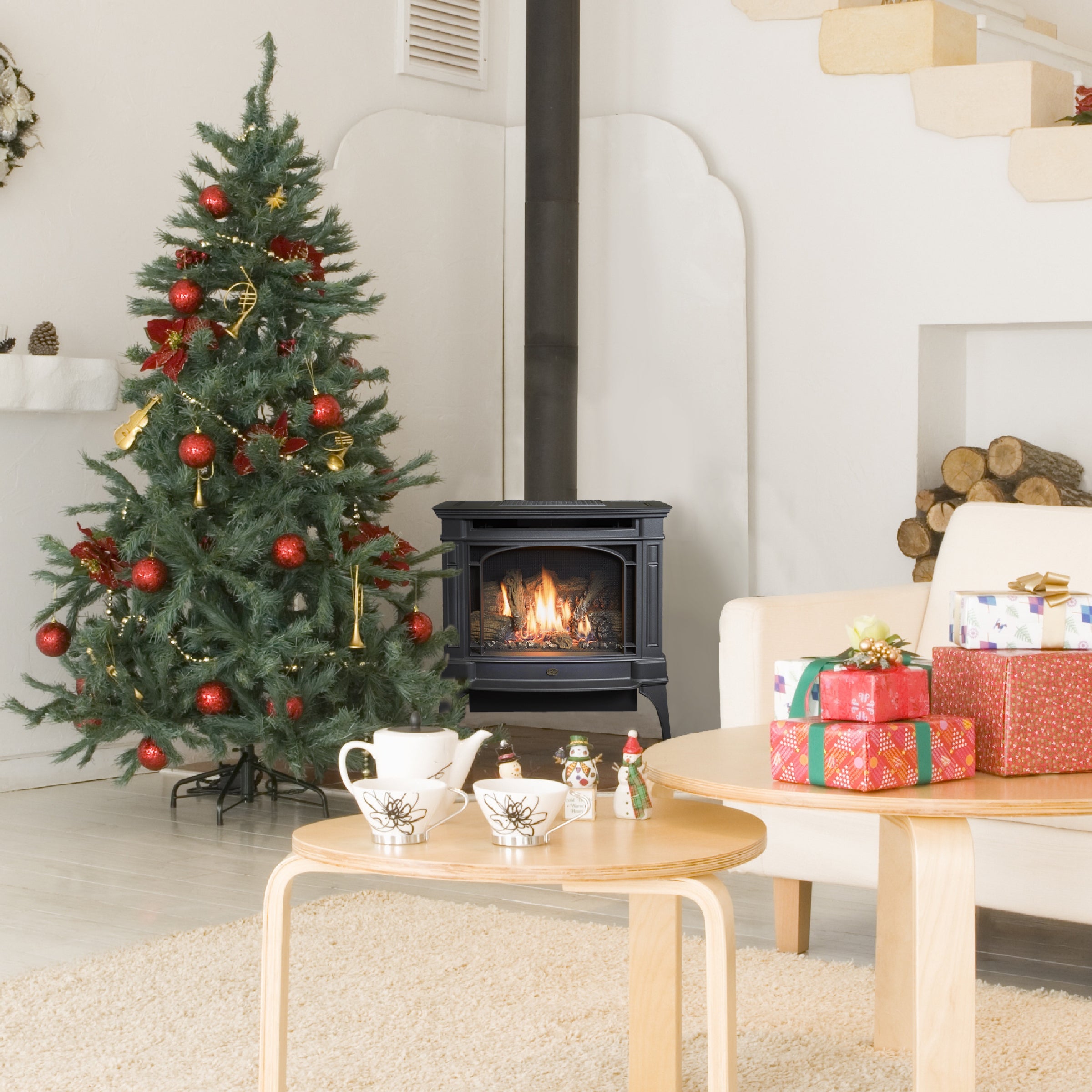 Radiant Plus Cast Iron Gas Stoves by Lopi