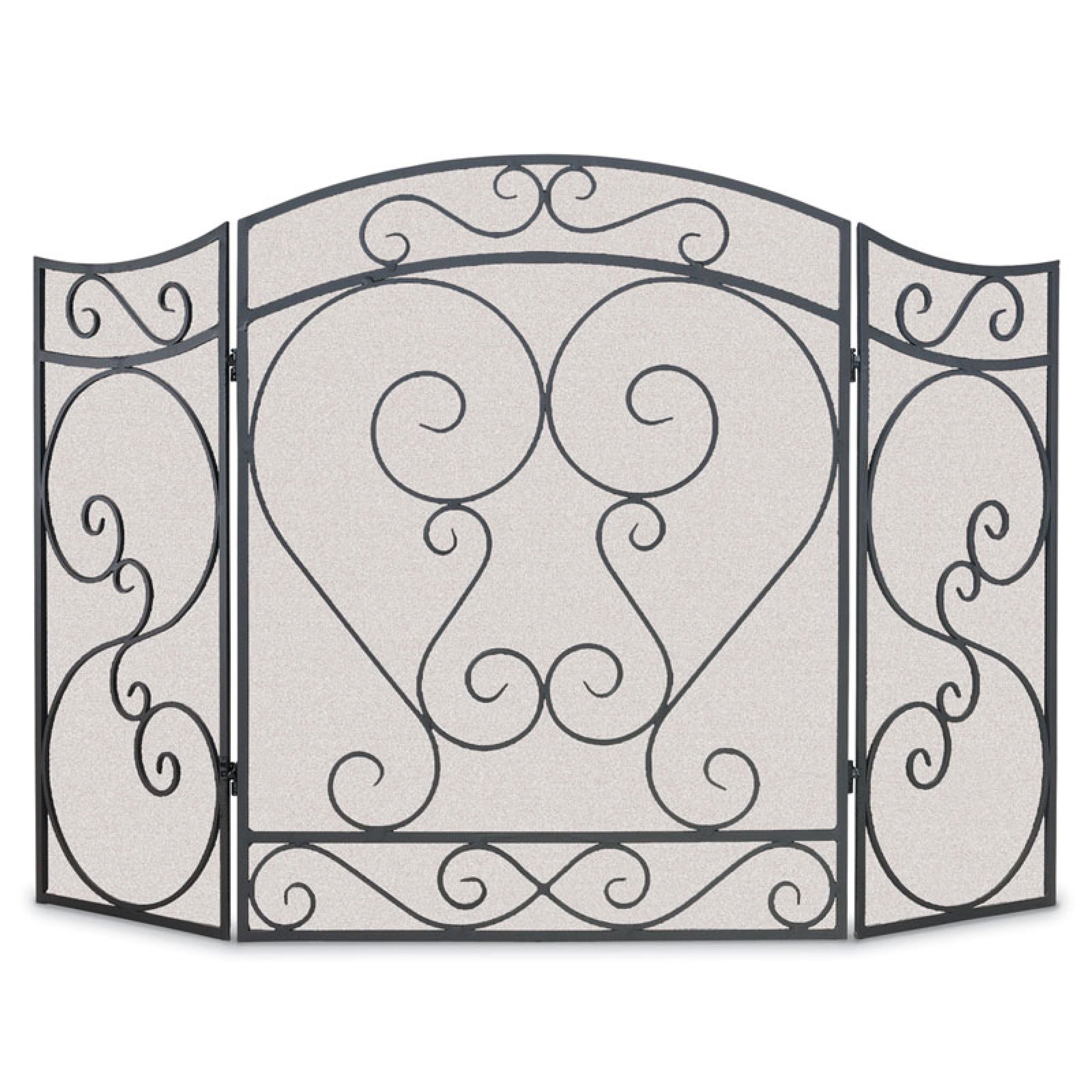Country Scroll 3 Panel Folding Screen