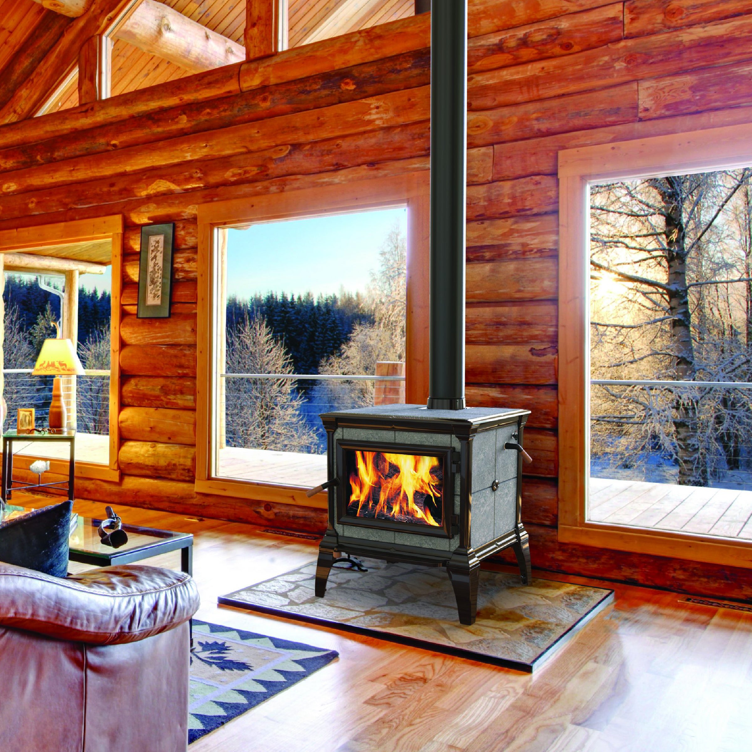 Soapstone Stoves by Hearthstone