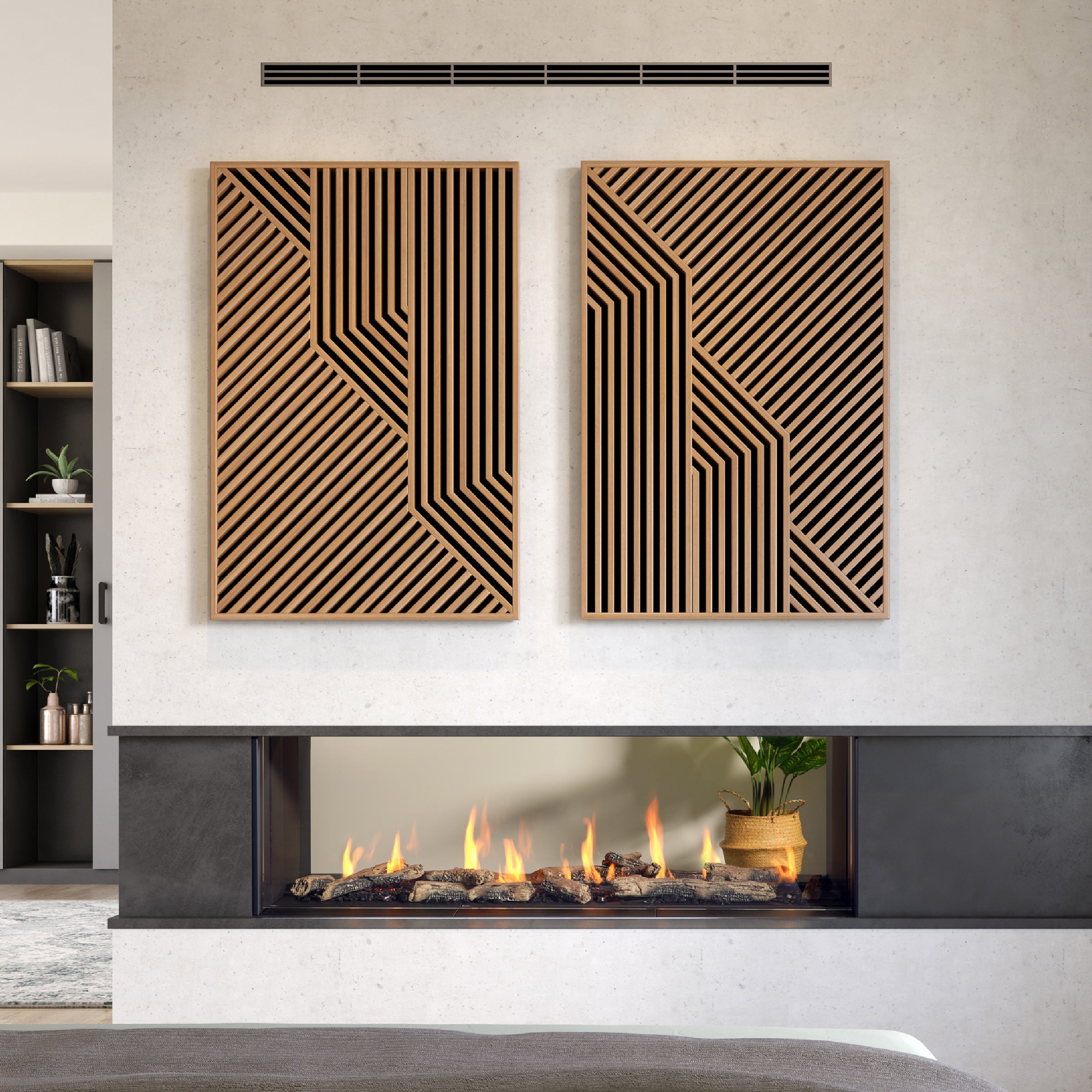 Seattle See-Through Fireplace