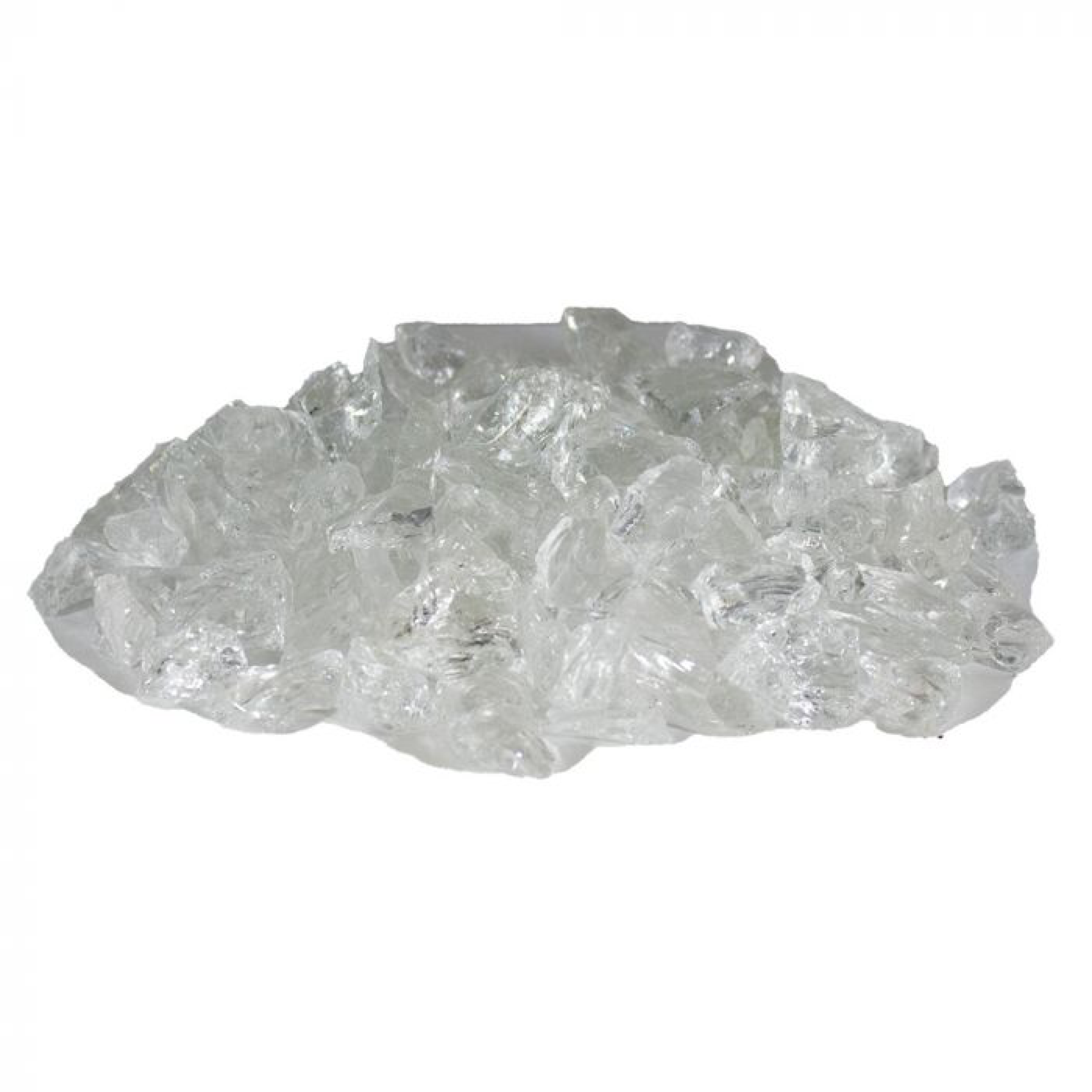 1/2" to 3/4" Fireglass (10Lb Jug) - Crystal