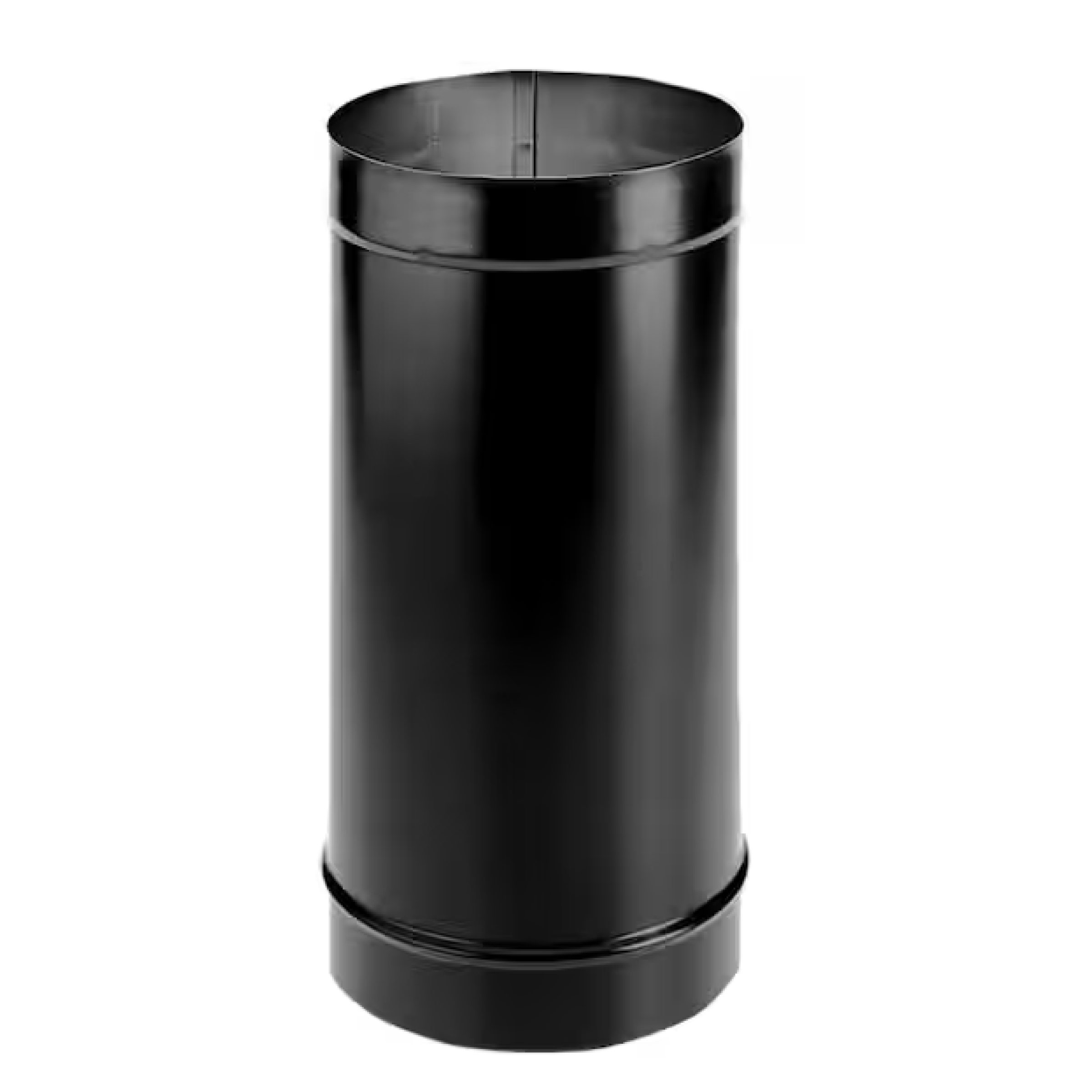 8in. x 24" Single-Wall Black Stovepipe