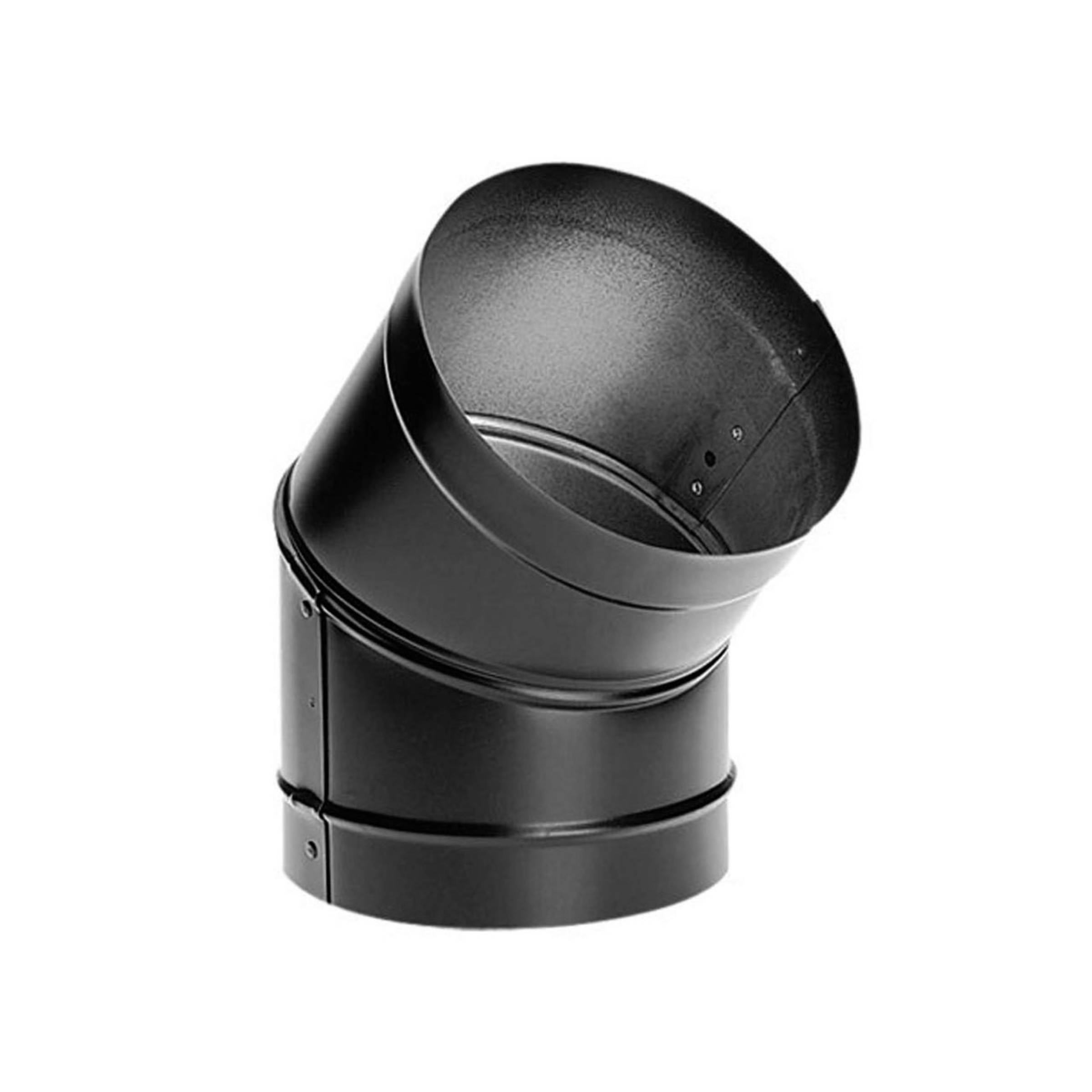 6in. x 45° Black Elbow Stovepipe