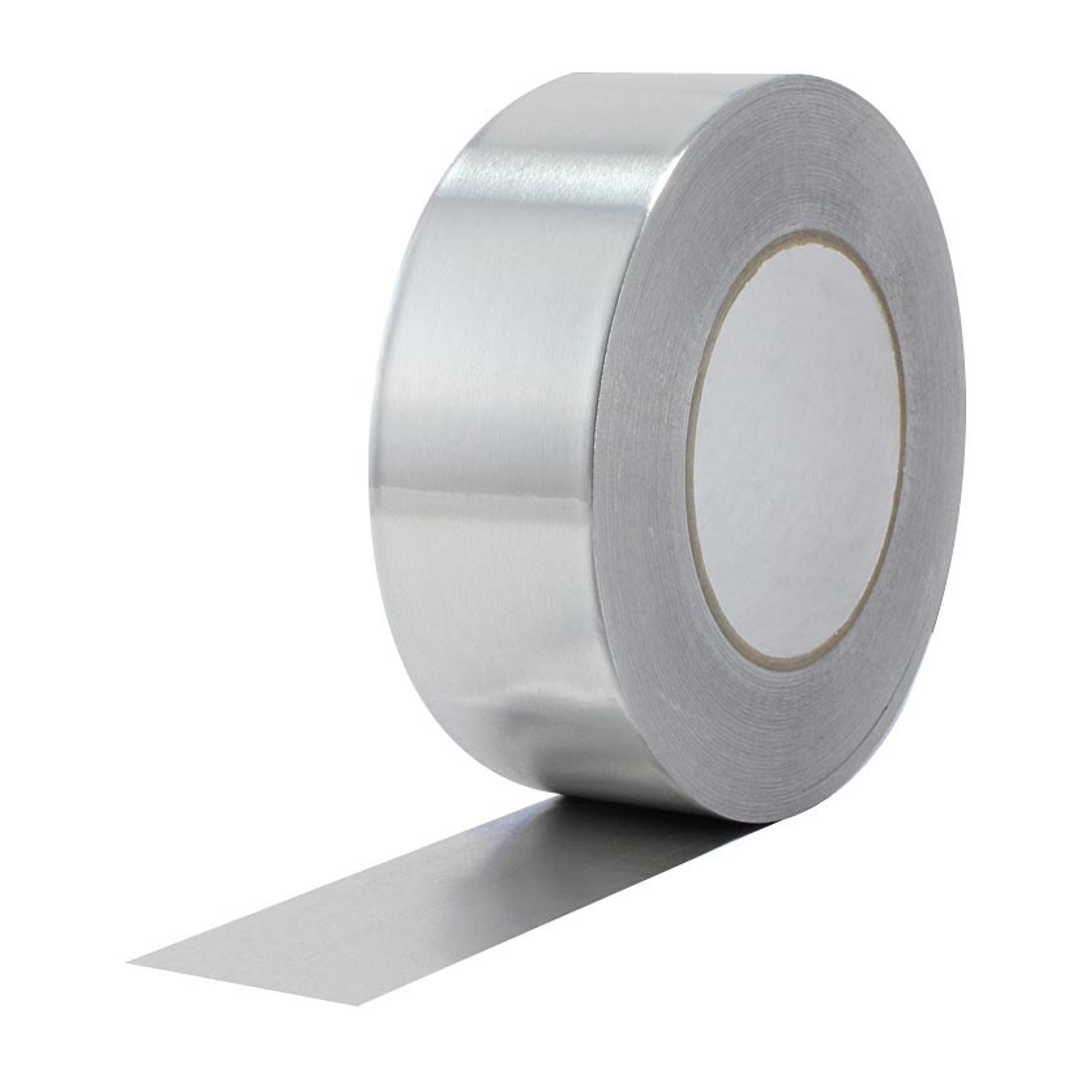 Silver metal foil tape roll, 2 in x 150 ft, adhesive-backed