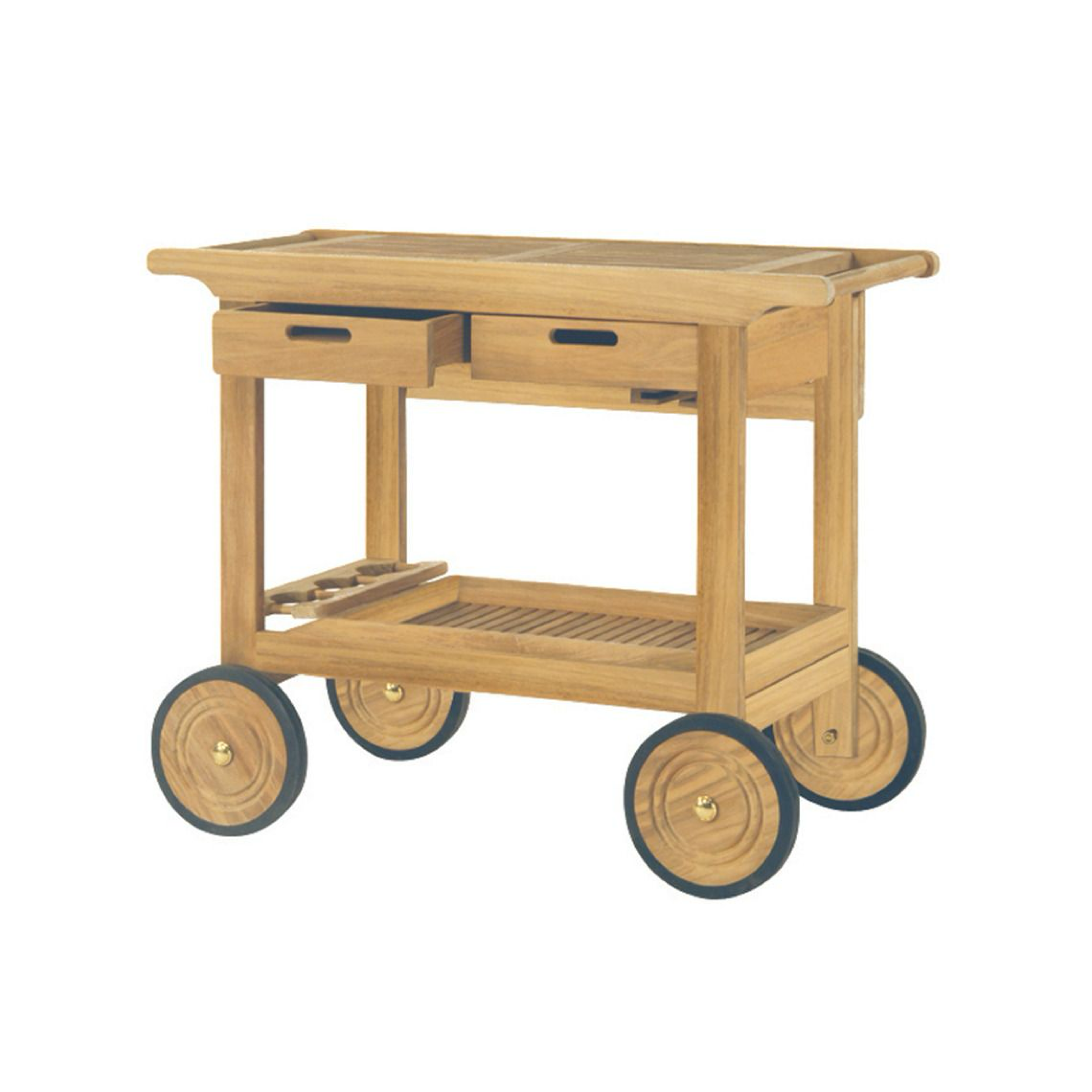 Teak Serving Cart