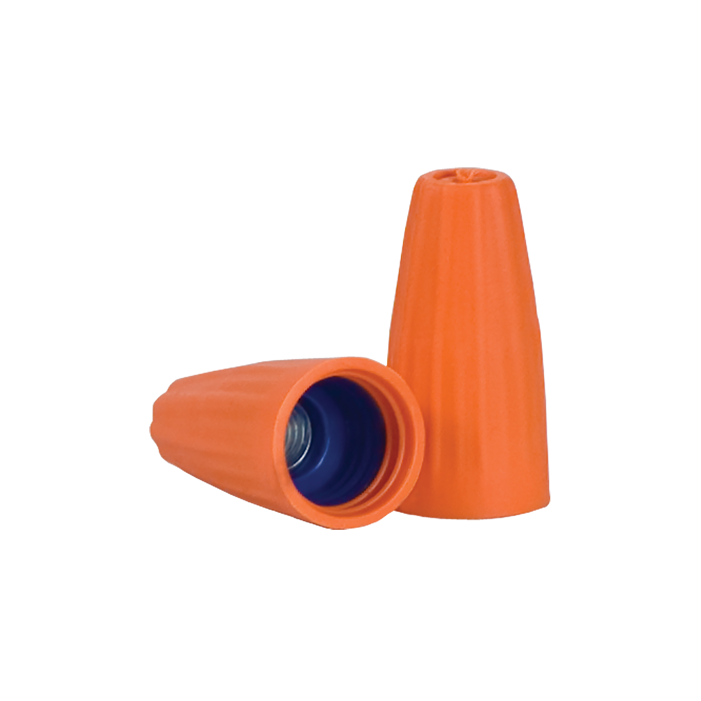 Orange and Blue Cushion Grip Wire Connectors