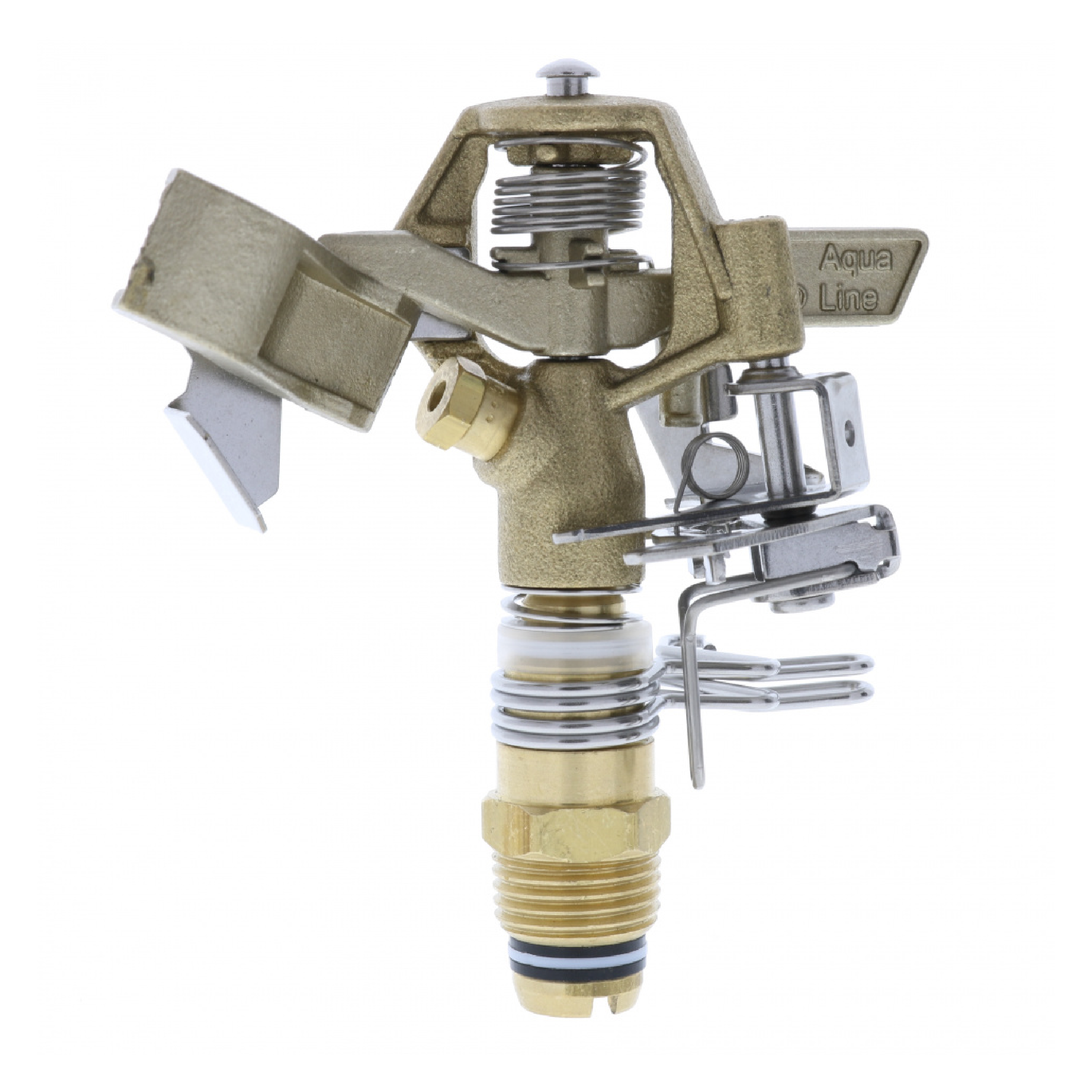 1/2" Brass adjustable circle impact sprinkler w/ 5/32 nozzle