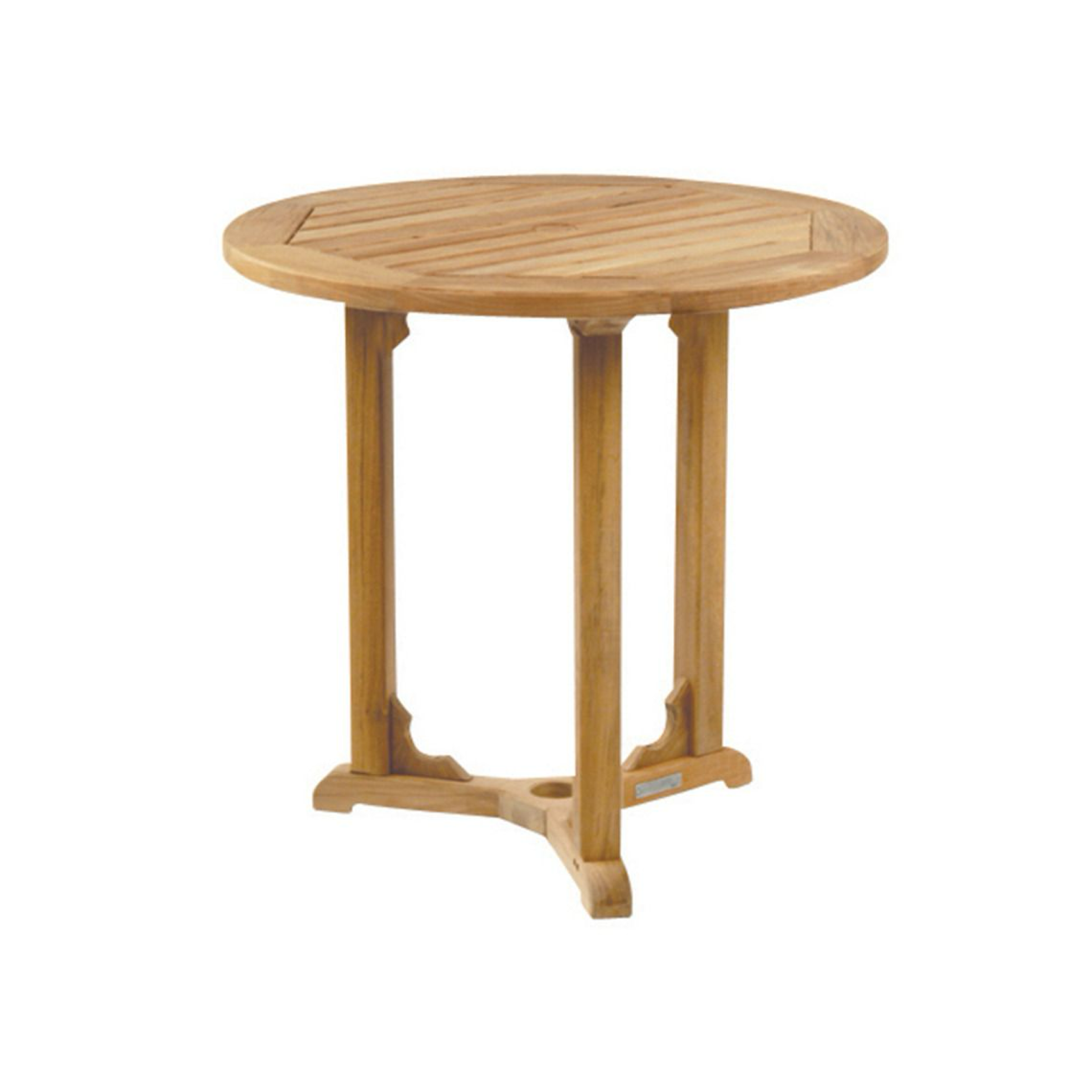 30in Teak Round Bistro Table