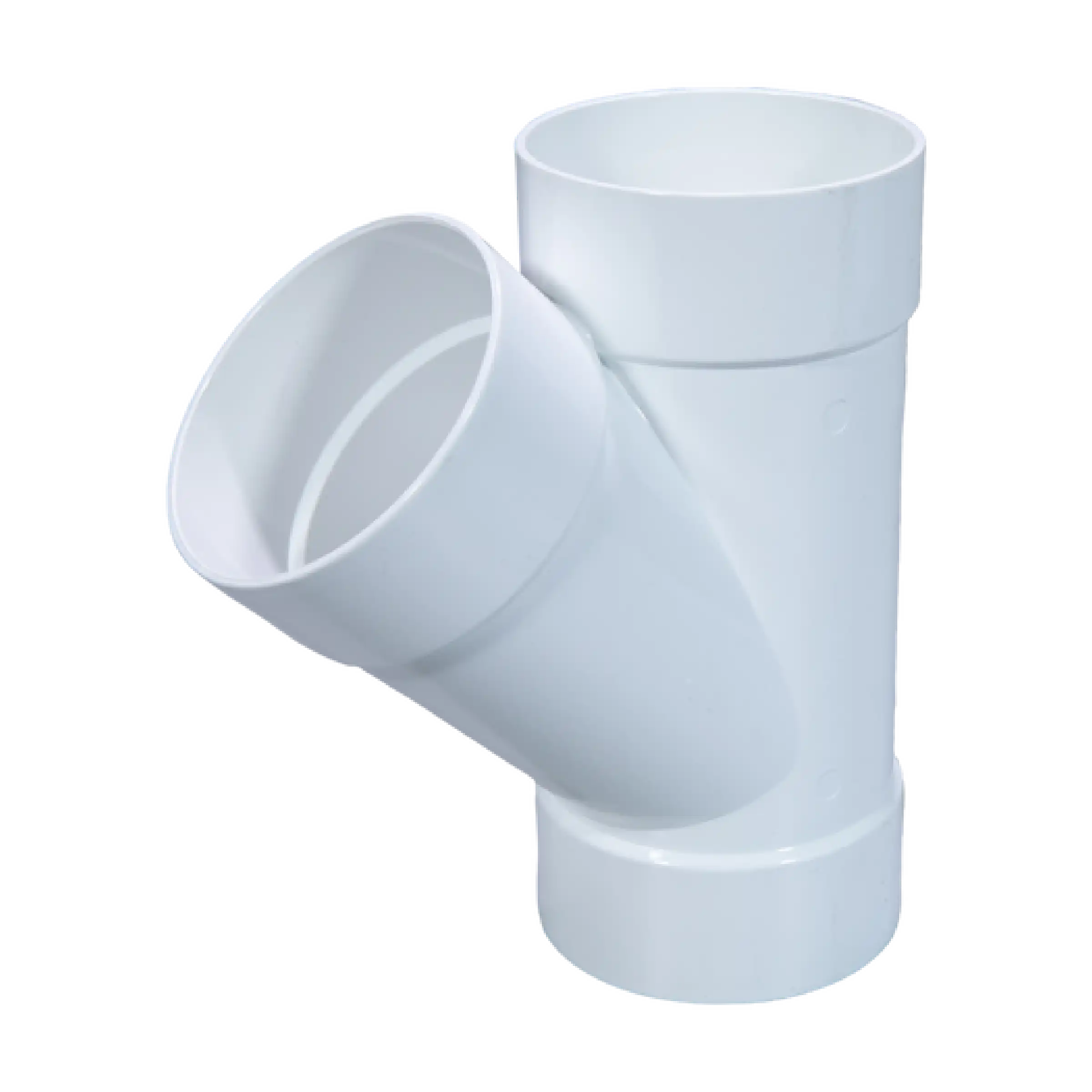 4" S/D Tee with 45 Degree Wye