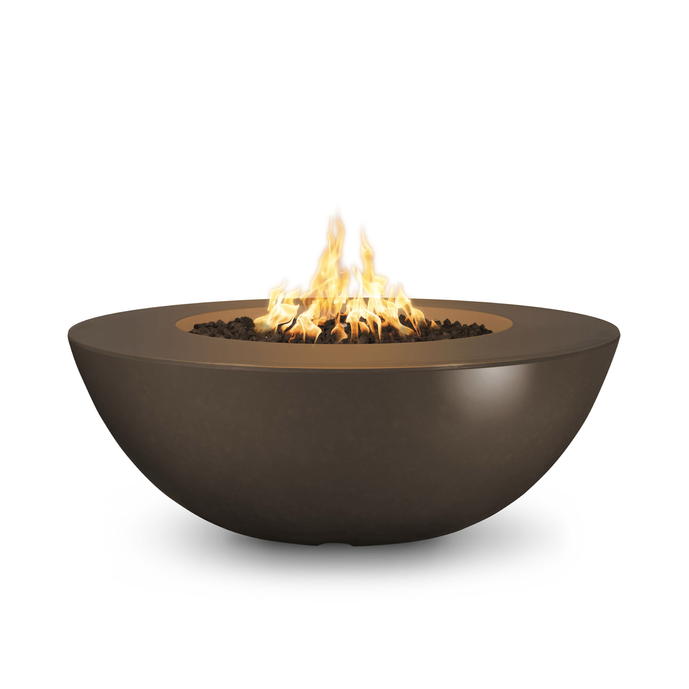 48" Round Wide Ledge Sedona Fire Pit - Plug & Play Electronic Ignition