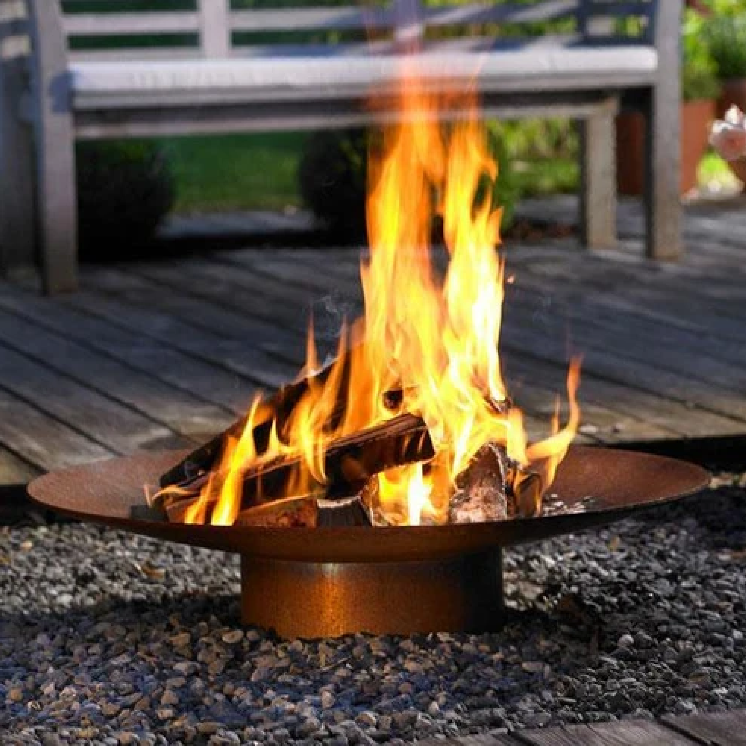 Rais Ra Outdoor Wood Fire Bowl