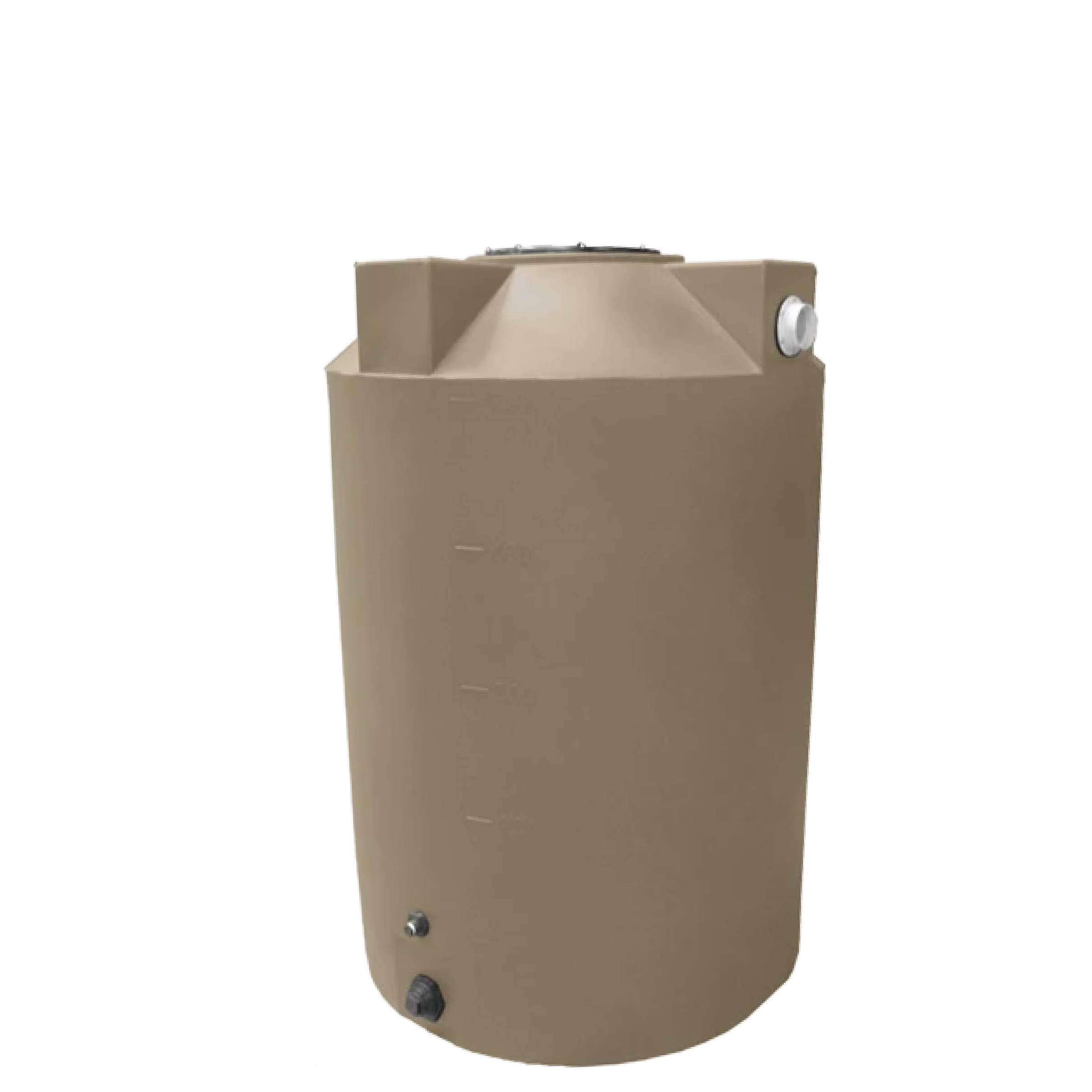 125g Round Tank - Mocha