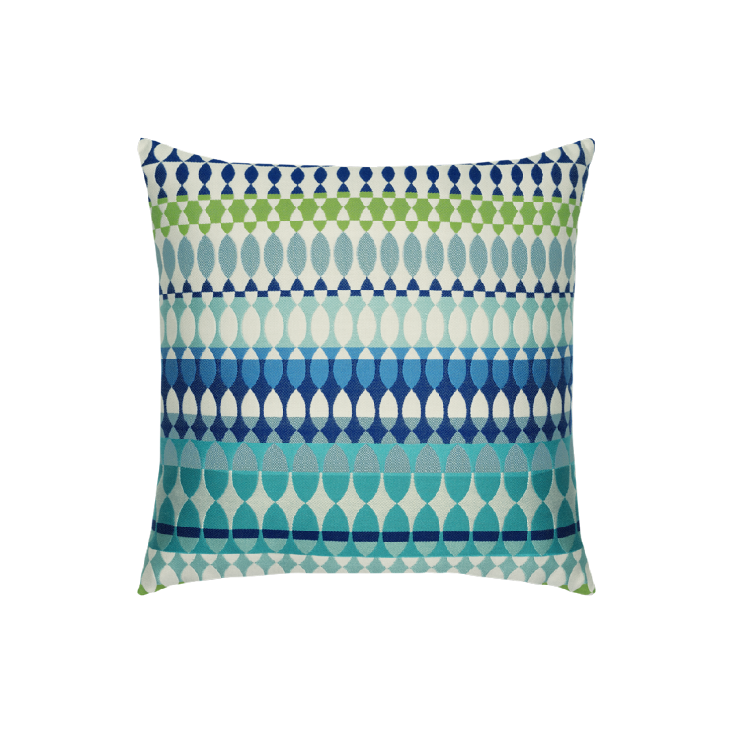 Modern Oval Ocean Pillow