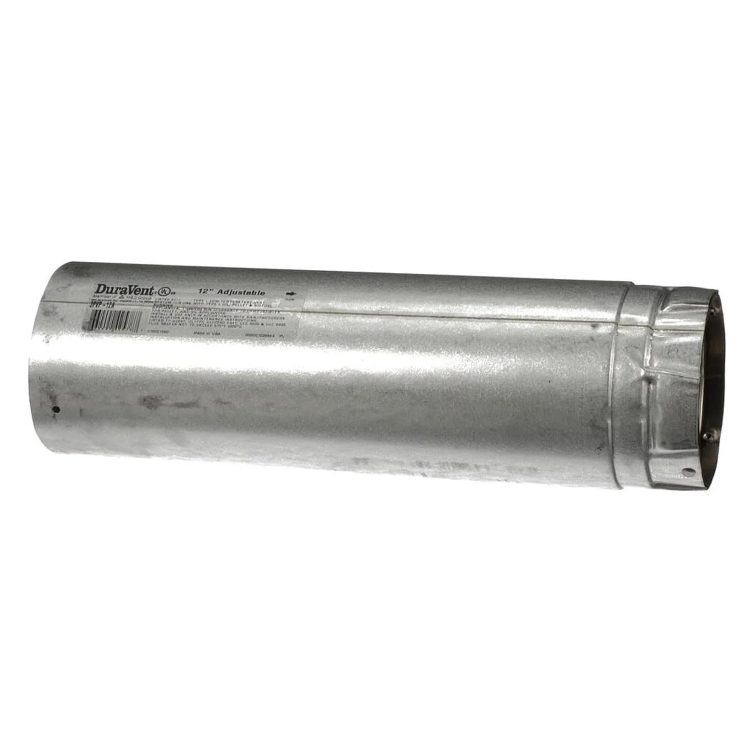 3" x 12" Pellet Pipe Extension