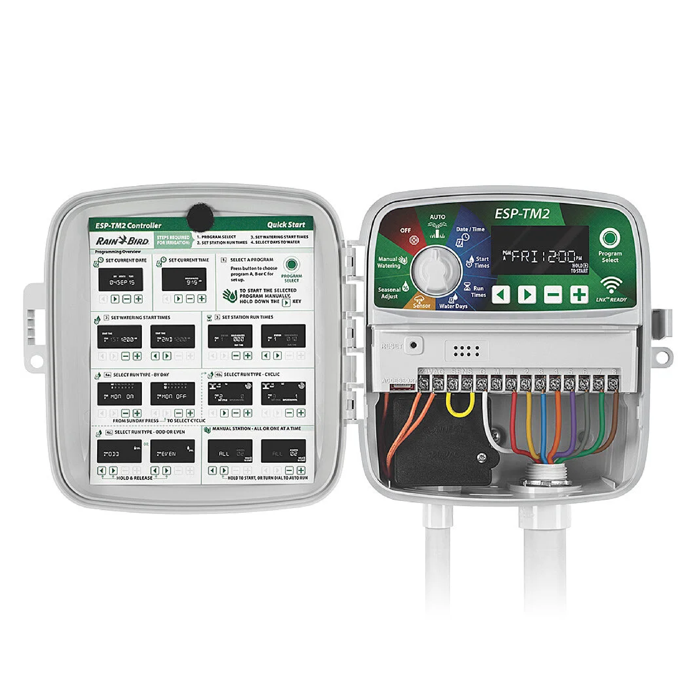 ESP-TM2 - 4 Station Indoor/Outdoor 120V Irrigation Controller (LNK WiFi-compatible)