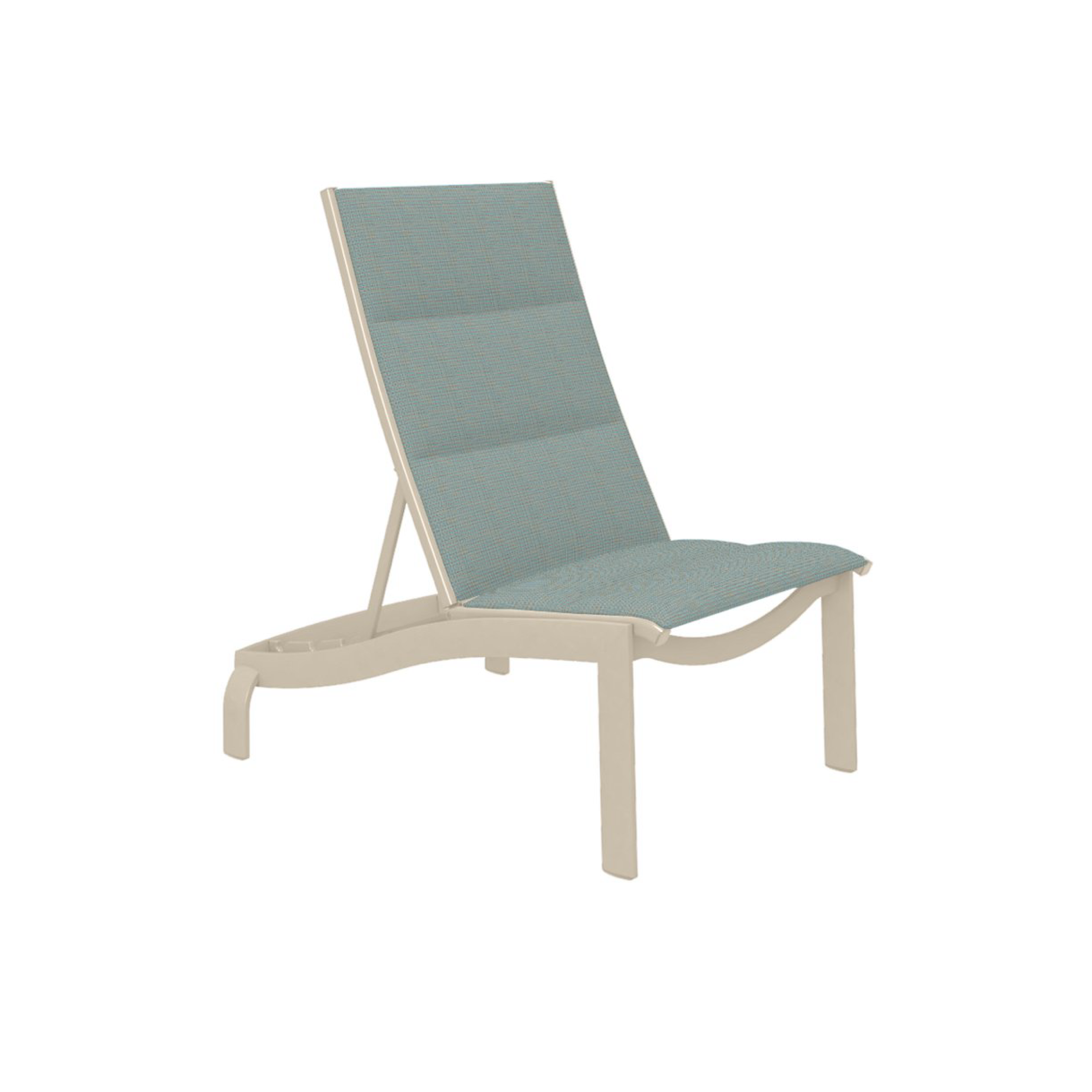 KOR Padded Sling Armless Recliner