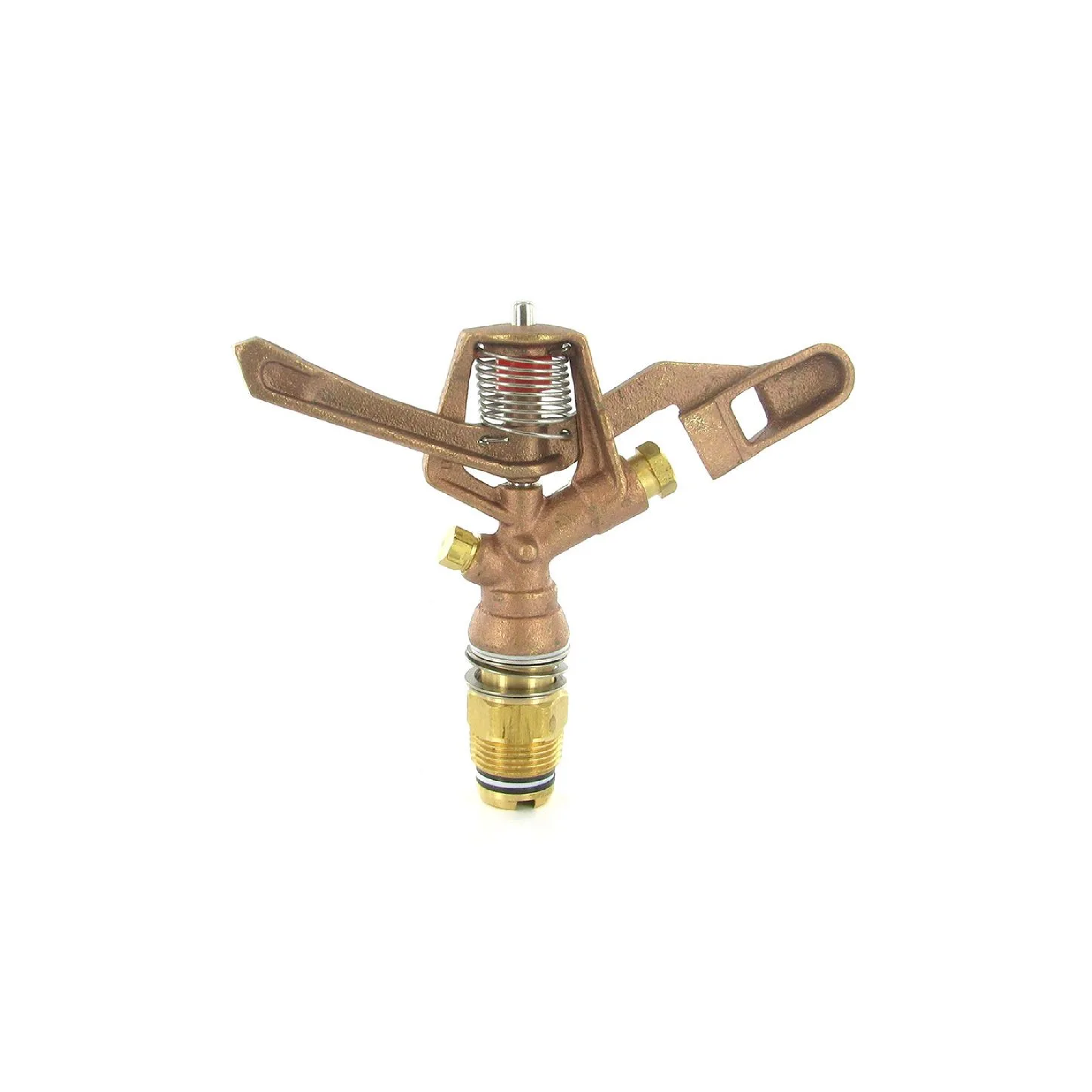 1/2" Brass full circle impact sprinkler w/ 9/64 nozzle
