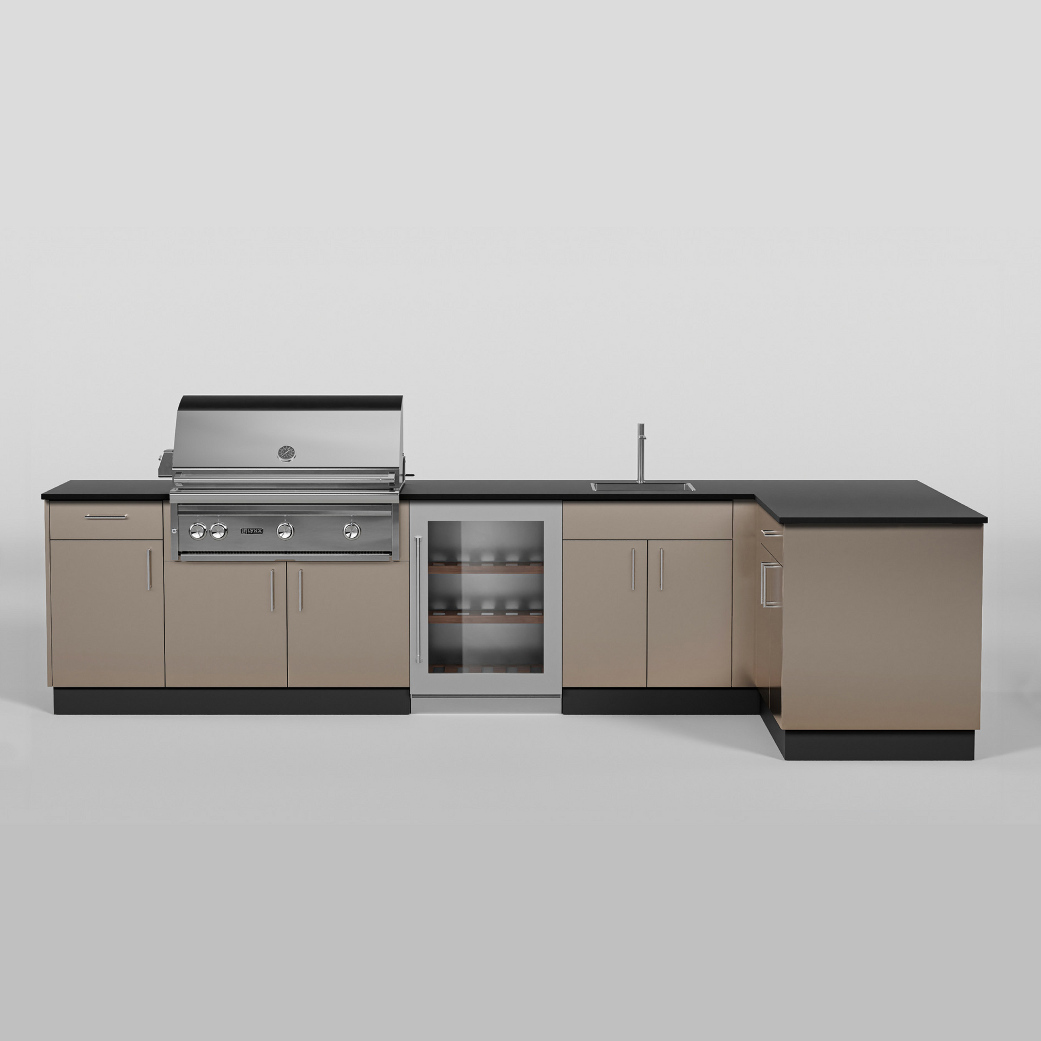 Brown Jordan Outdoor Stainless Steel Cabinet Doors PA Custom