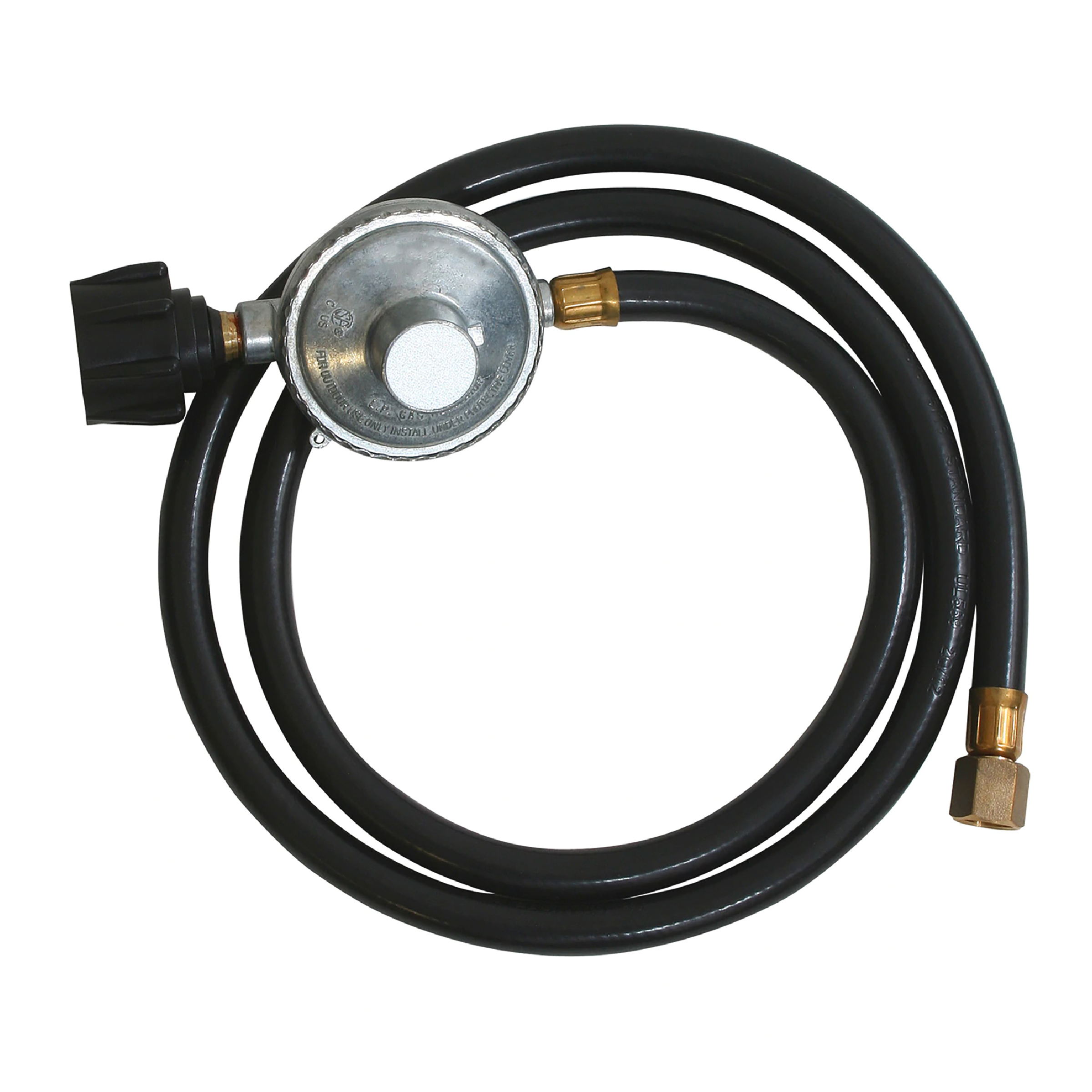 Propane Gas Hose with Regulator - 96" Length