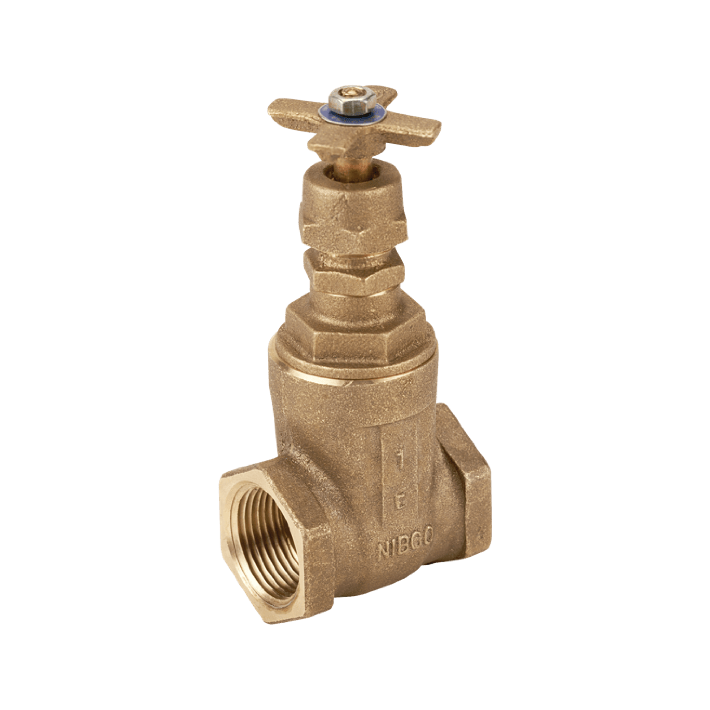 Nibco Bronze 1" Gate Valve (Class 125)