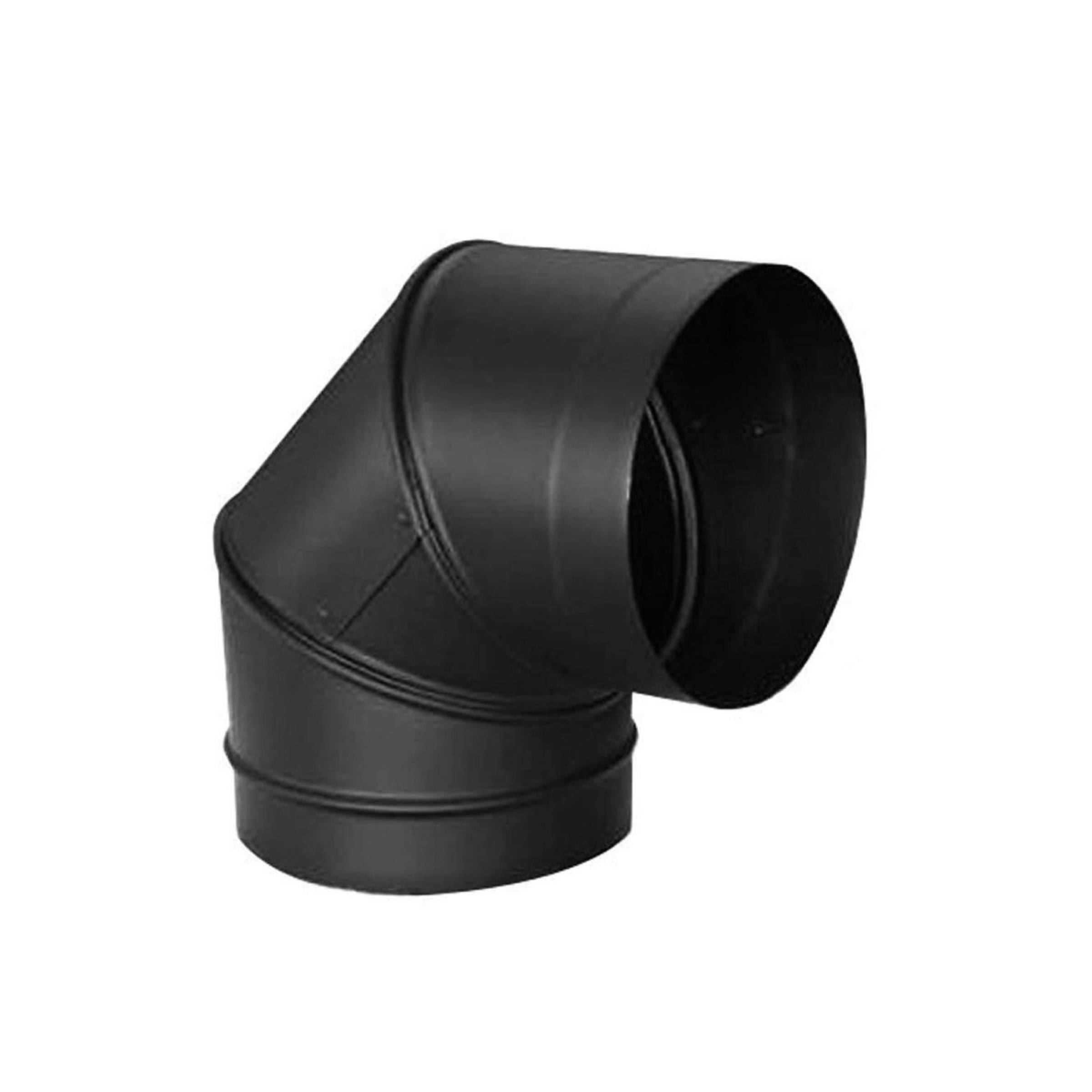 6in. x 90° Black Elbow Stovepipe