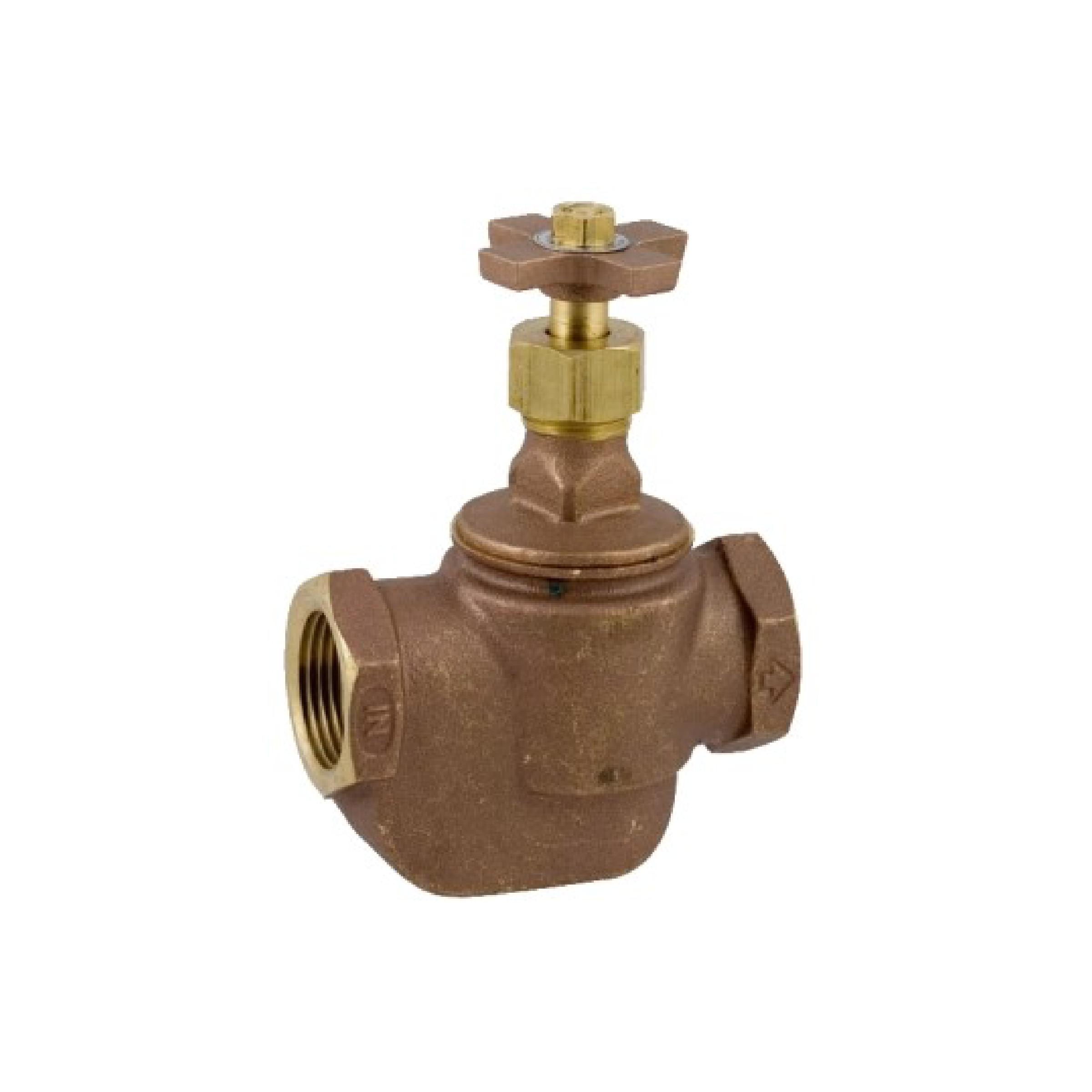 Brass Straight Valve with Cross Handle