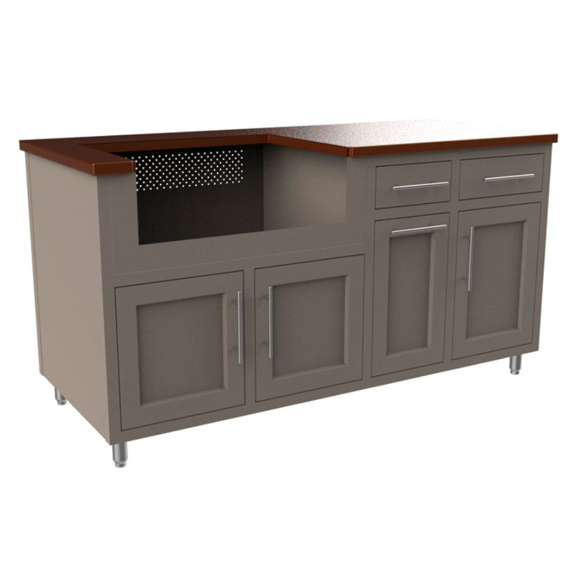 Coastal 67.25" GWDD Outdoor Kitchen