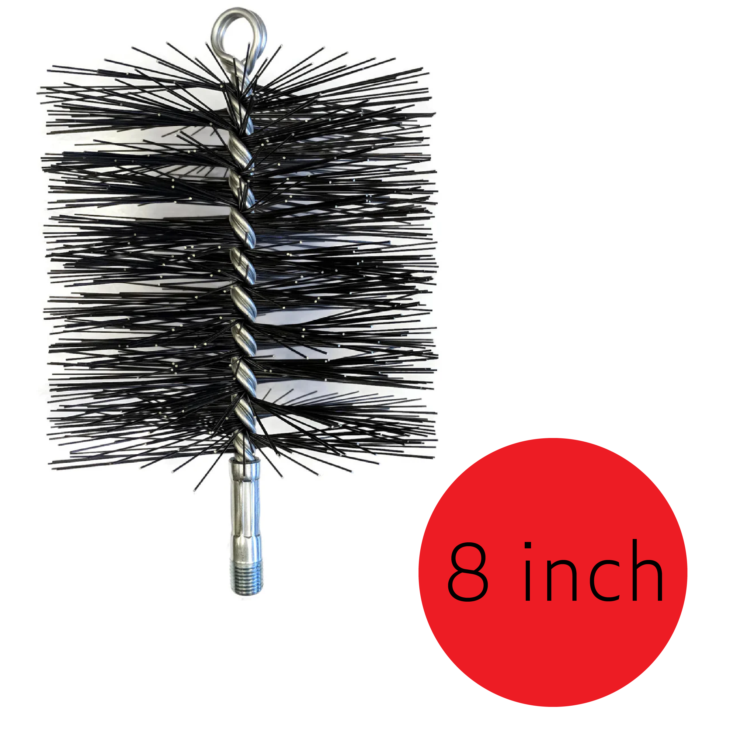 Chimney Brush 8" Round, Wire - 1/4"