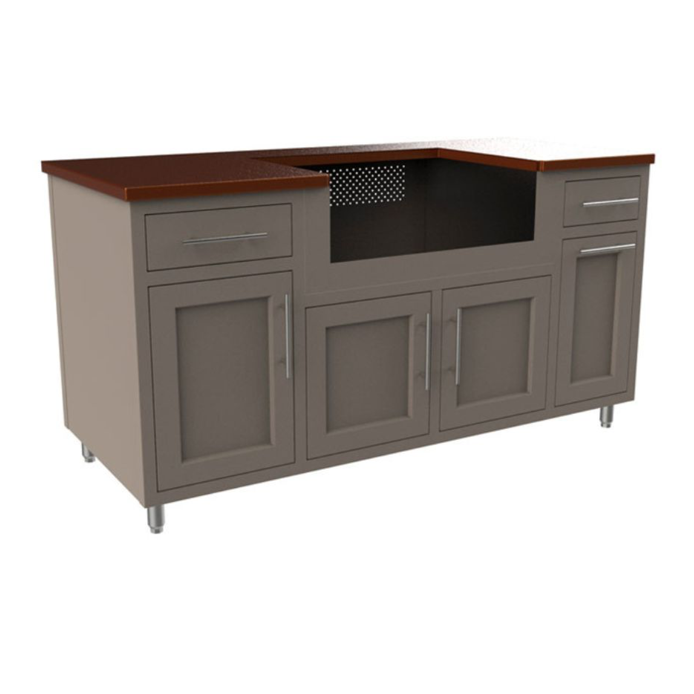 Coastal 67.25" DDGW Outdoor Kitchen