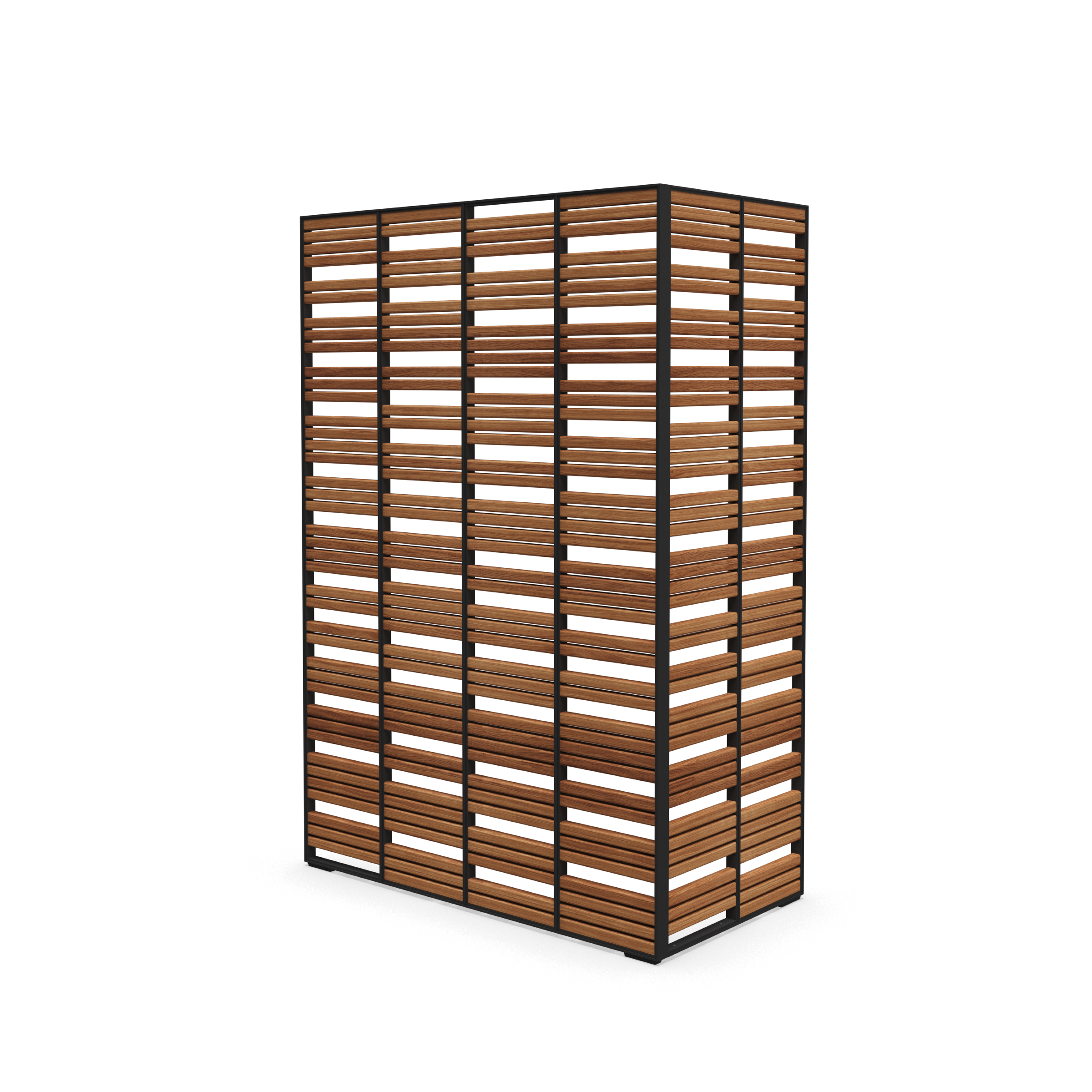 Large L Shape Teak Privacy Screen