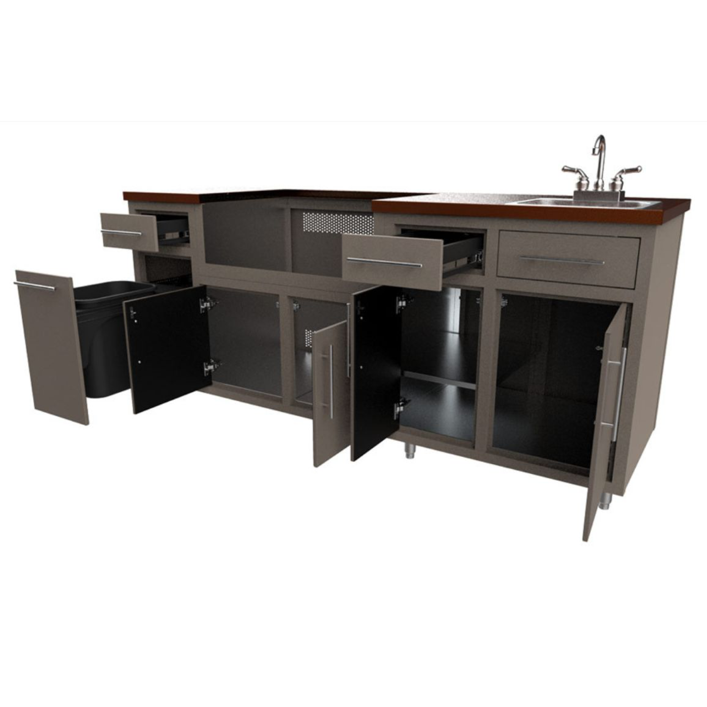 Coastal 80.875" WGDDS Outdoor Kitchen