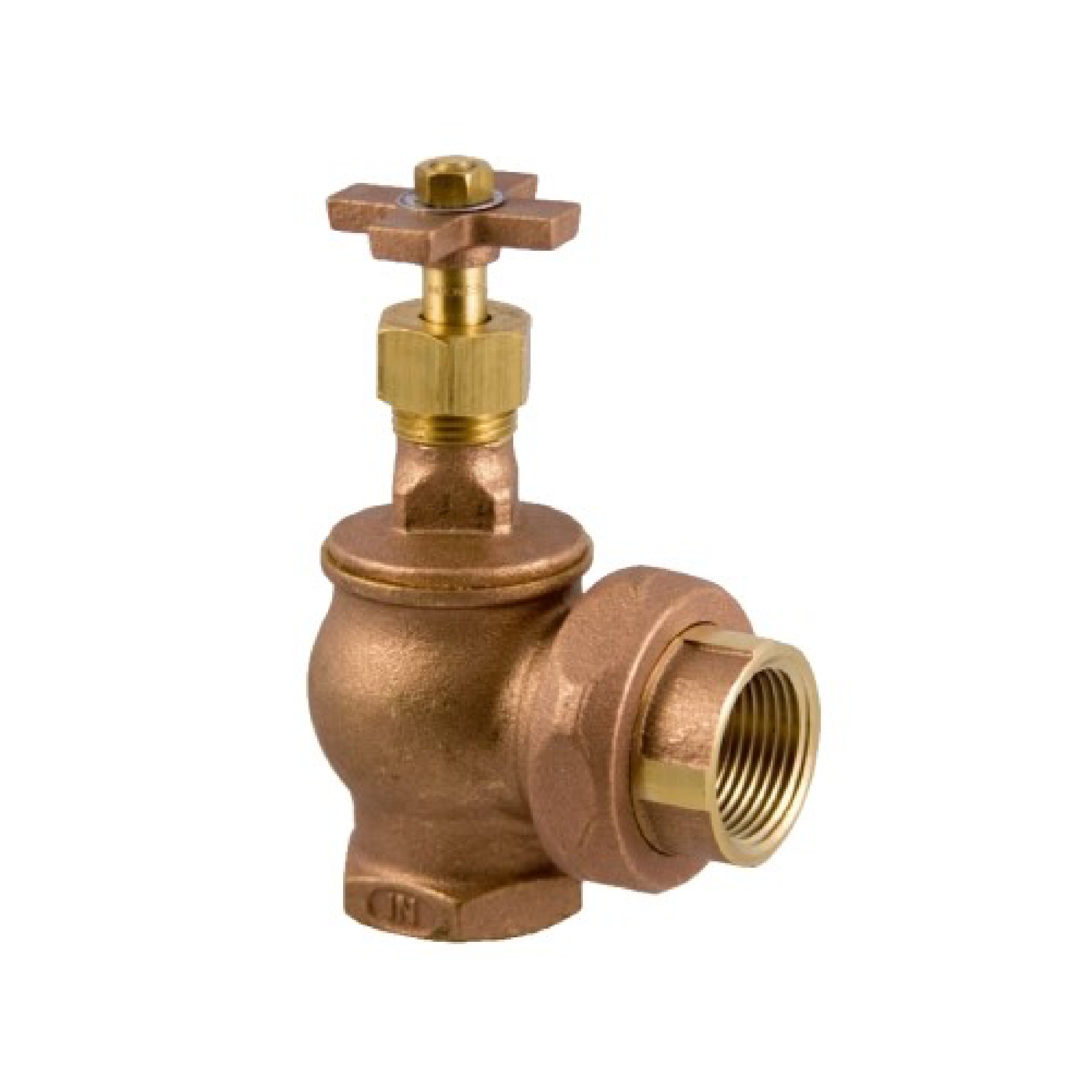 Brass Angle Valve with Cross Handle