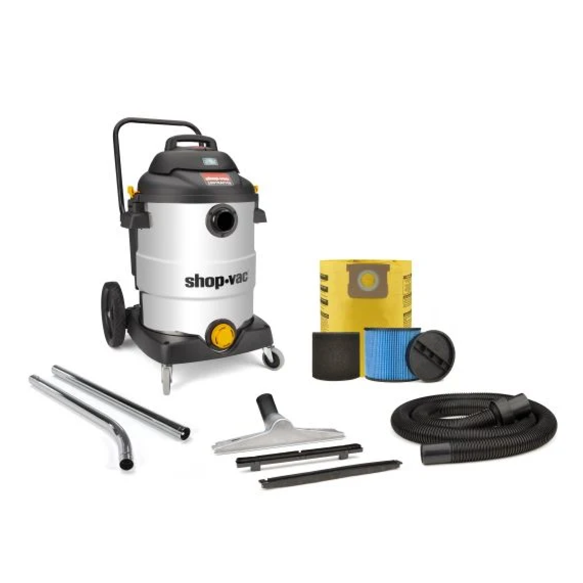 Shop-Vac® 16 Gallon 6.5 PHP Stainless Steel Contractor Series Wet/Dry Vacuum