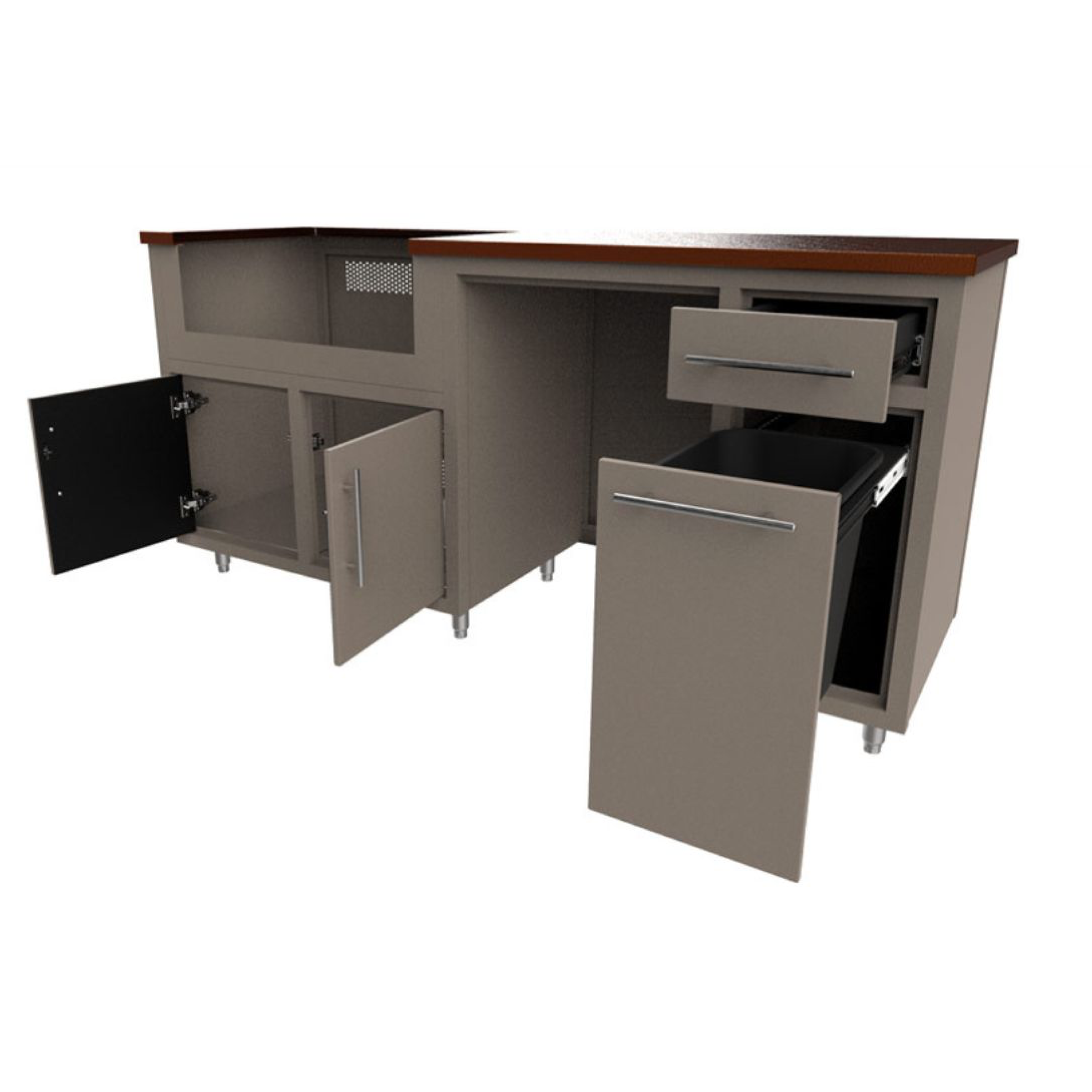 Coastal 73.5" GRW Outdoor Kitchen