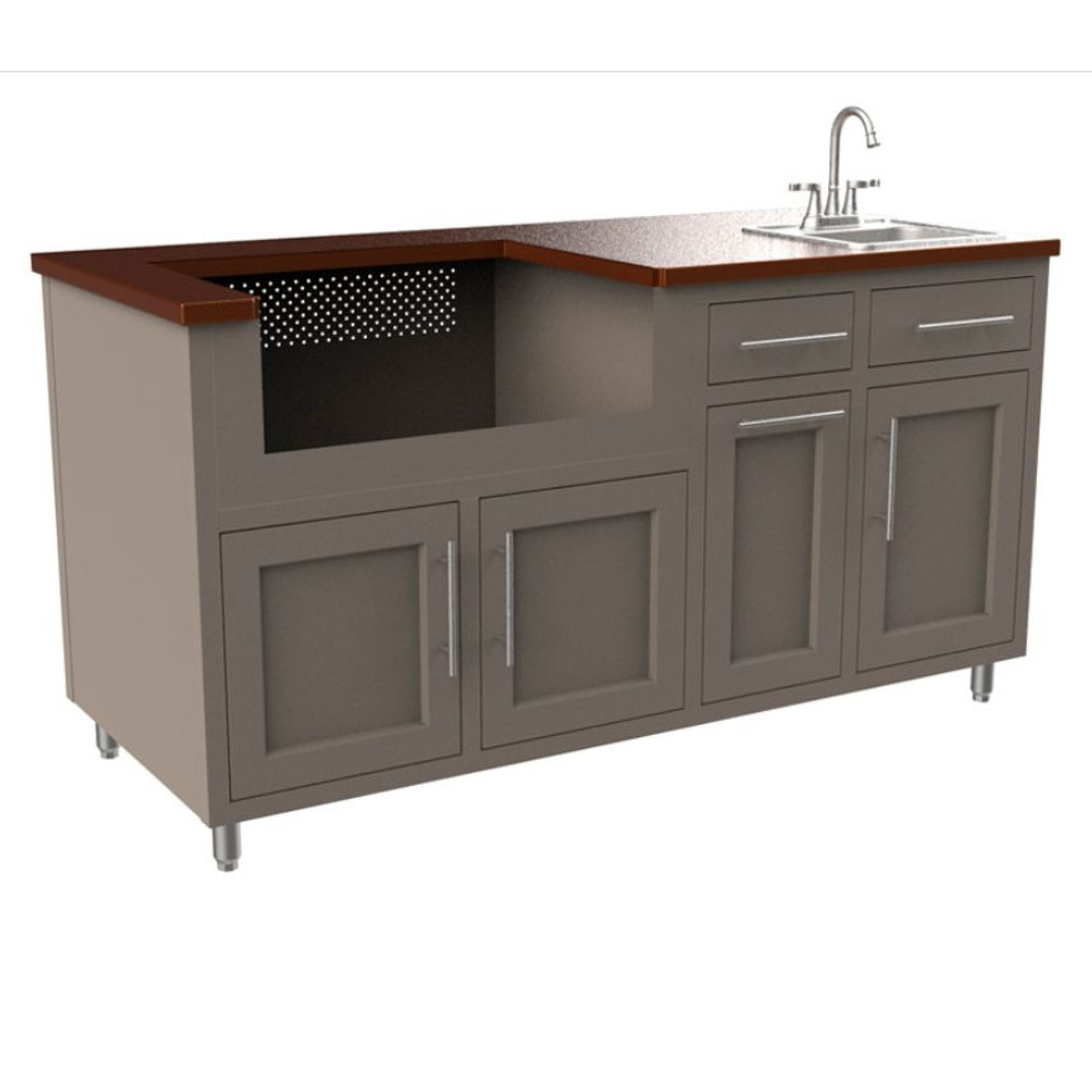 Coastal 67.25" GWS Outdoor Kitchen