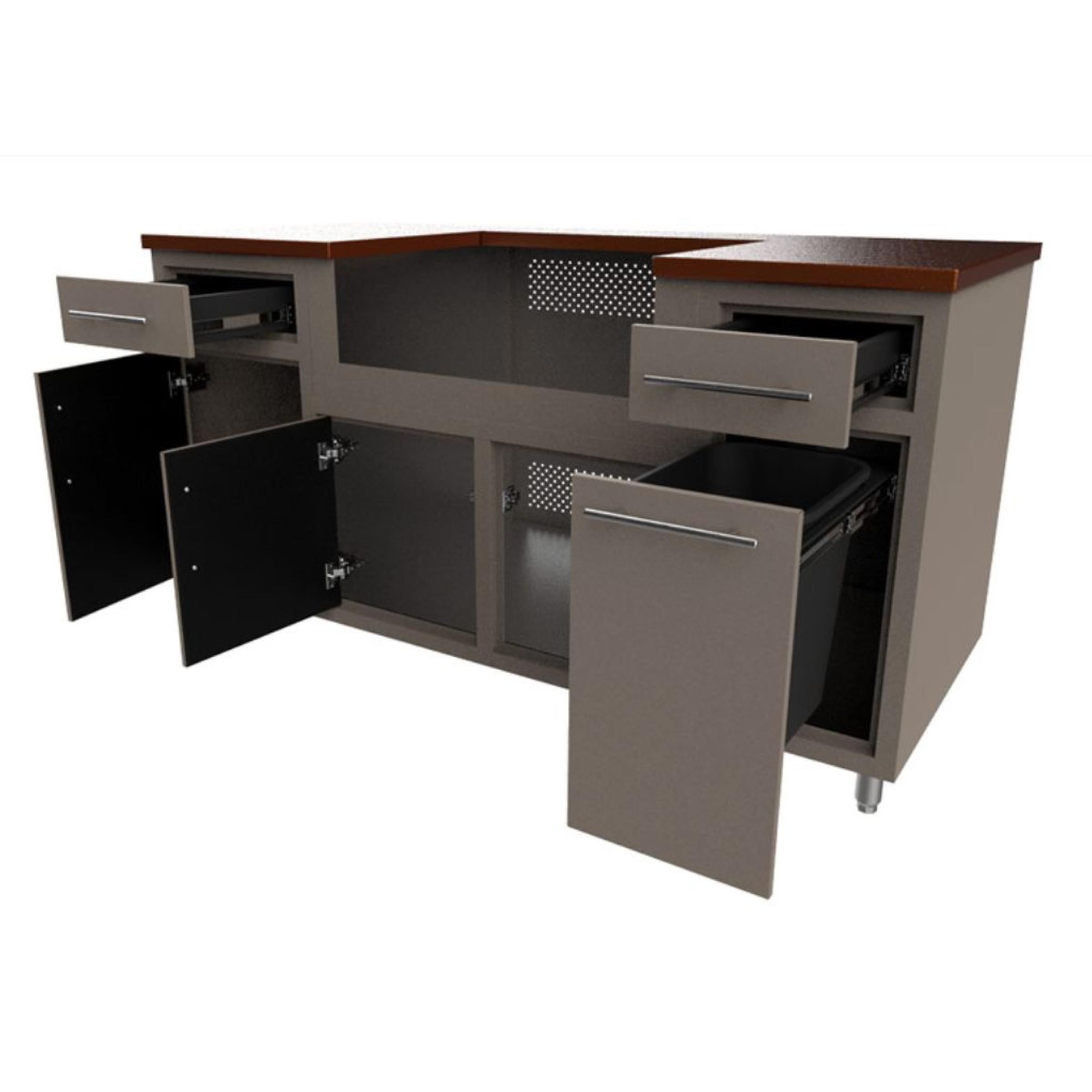 Coastal 67.25" DDGW Outdoor Kitchen