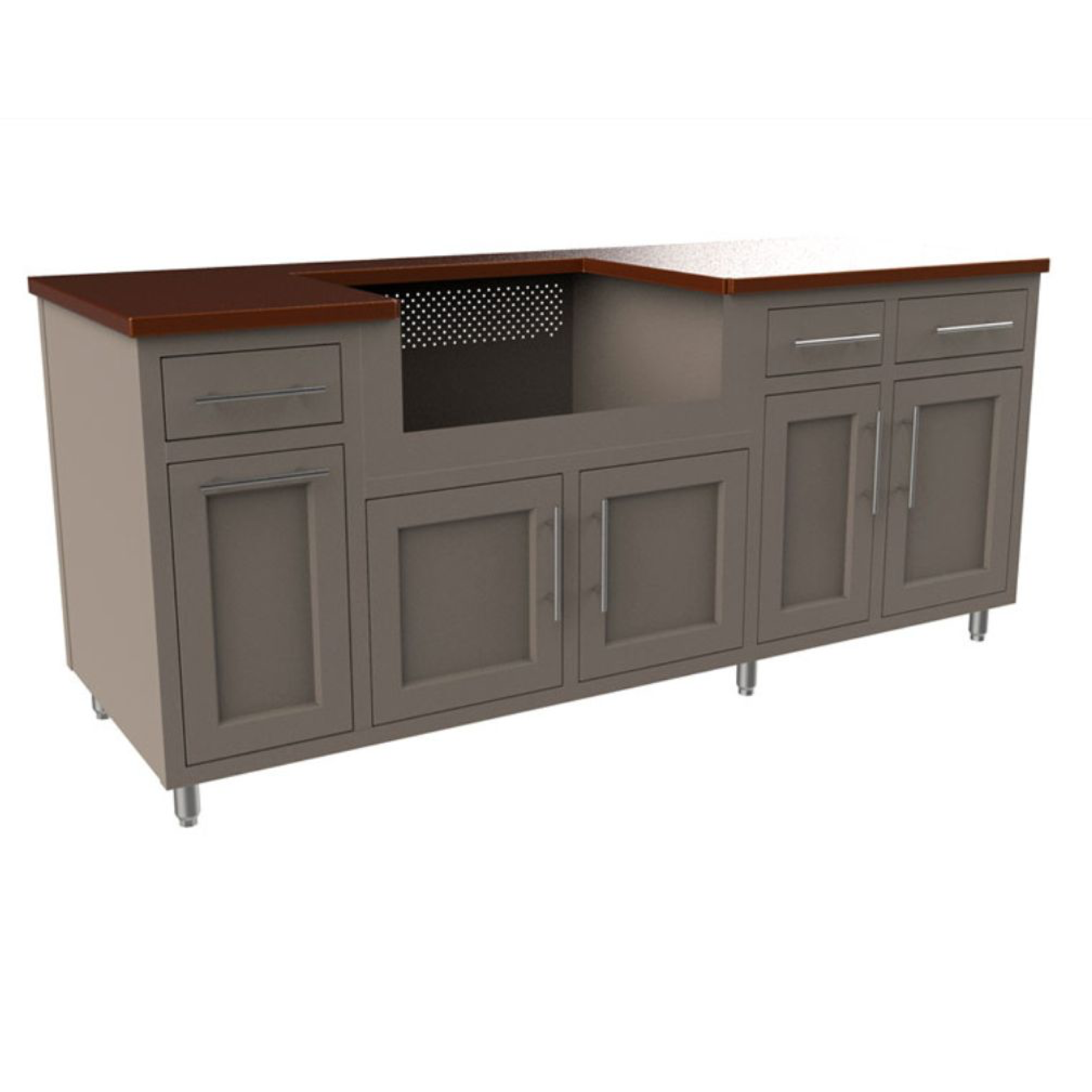 Coastal 80.875" WGDDDD Outdoor Kitchen