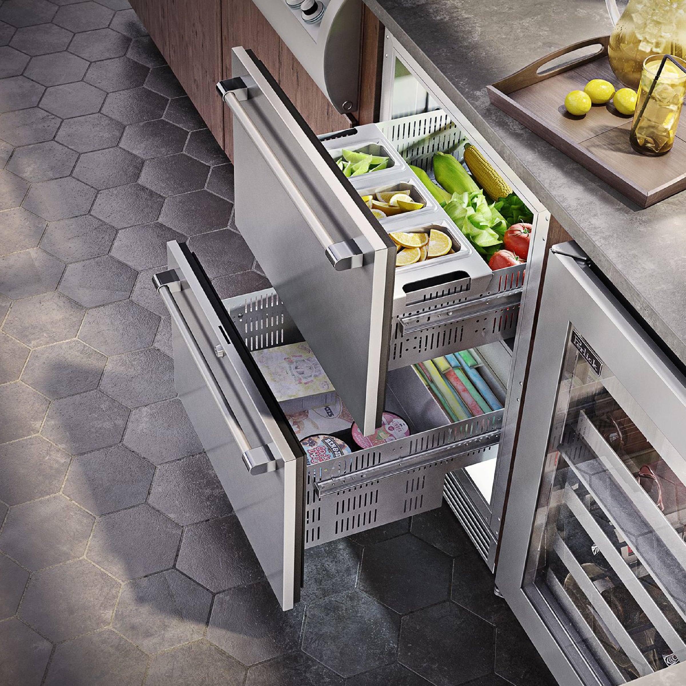 24" Signature Series Dual-Zone Refrigerator/Freezer Drawer