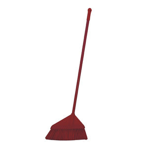 13" ANGLED BRISTLE BROOM, 48" METAL HANDLE