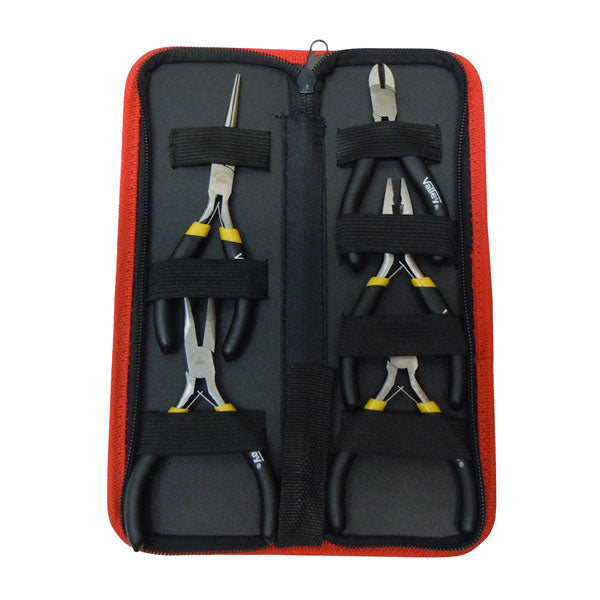 5 PC. 4.5" MINI PLIER SET, DOUBLE BLISTER