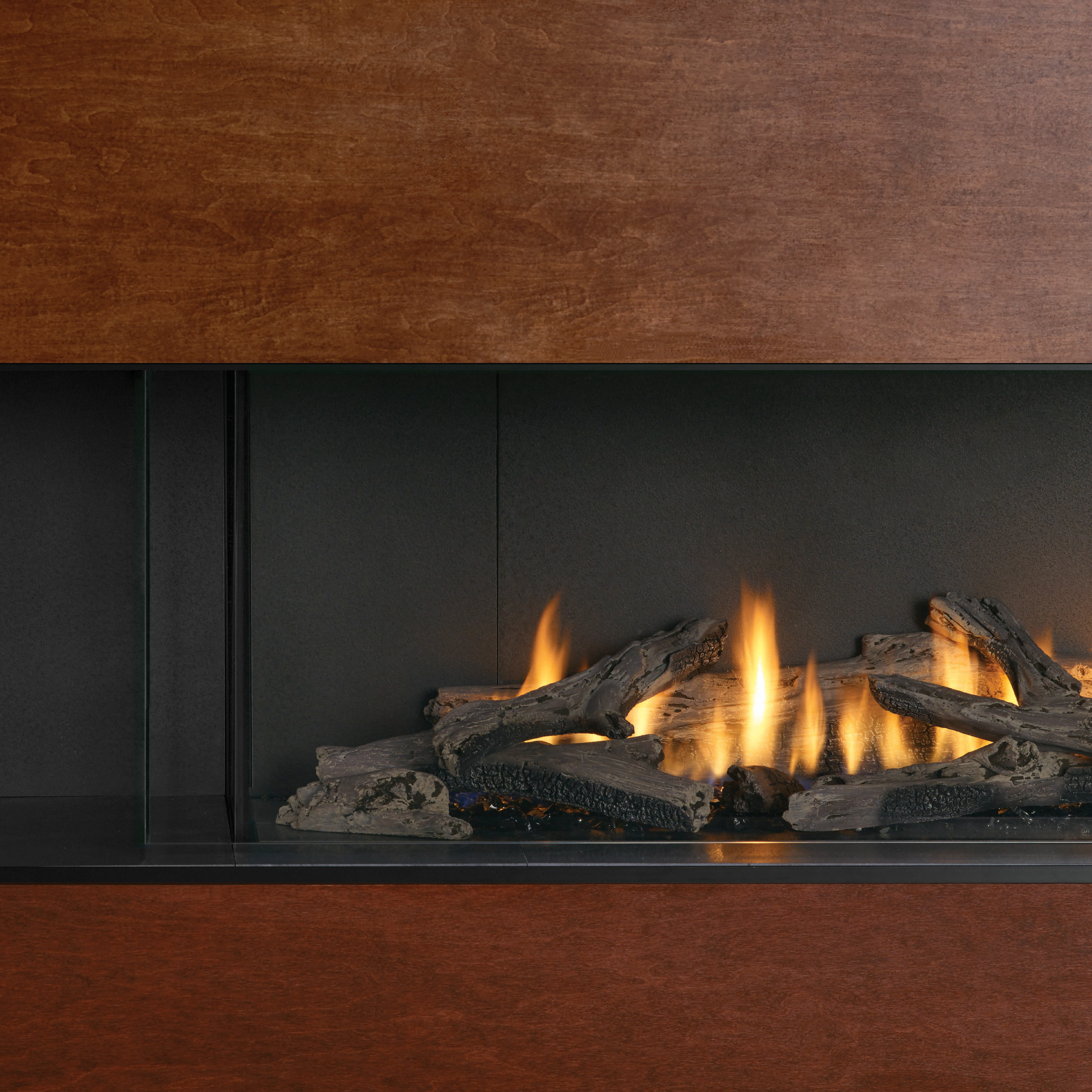 San Francisco Bay 3-Sided Fireplace