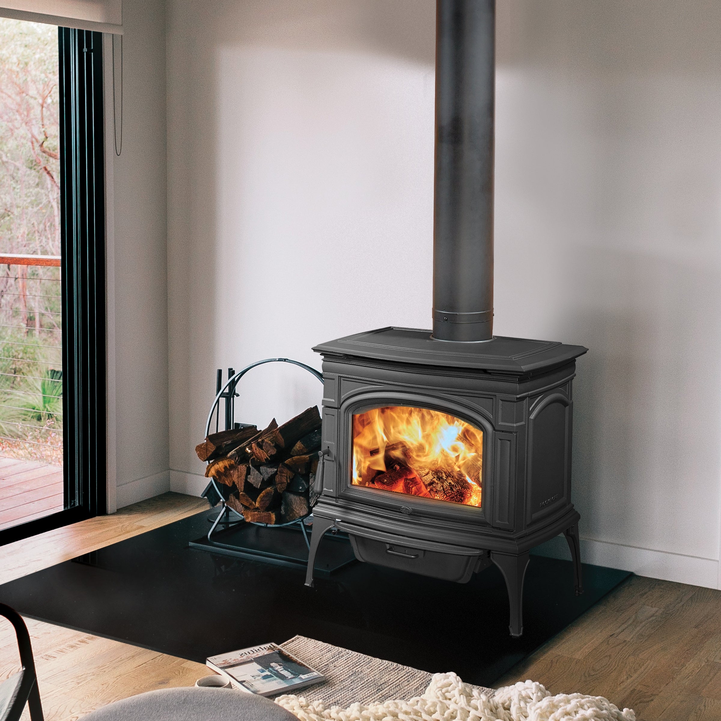 Cast Iron Wood Stoves by Lopi