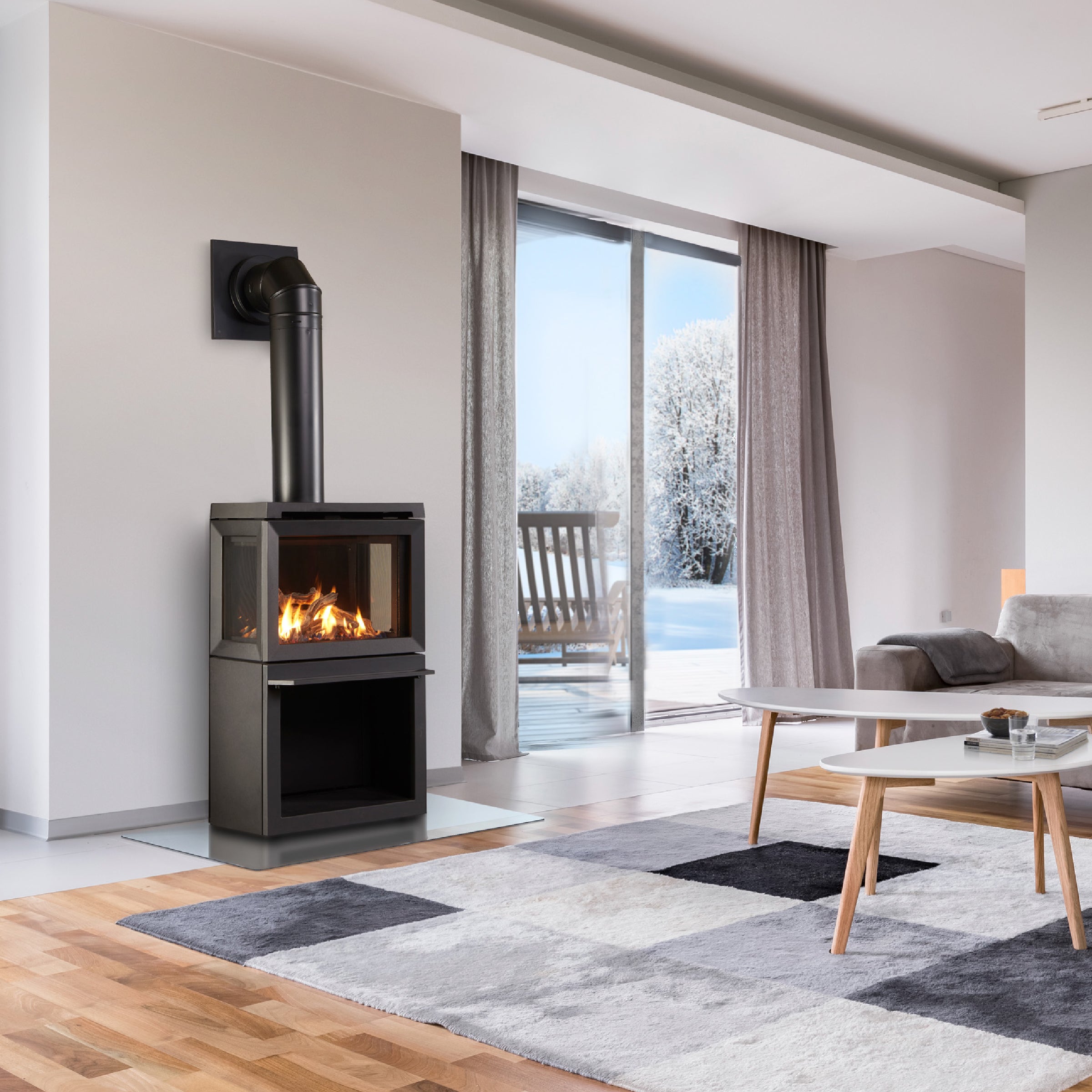 Modern IPI Gas Stoves by Jotul