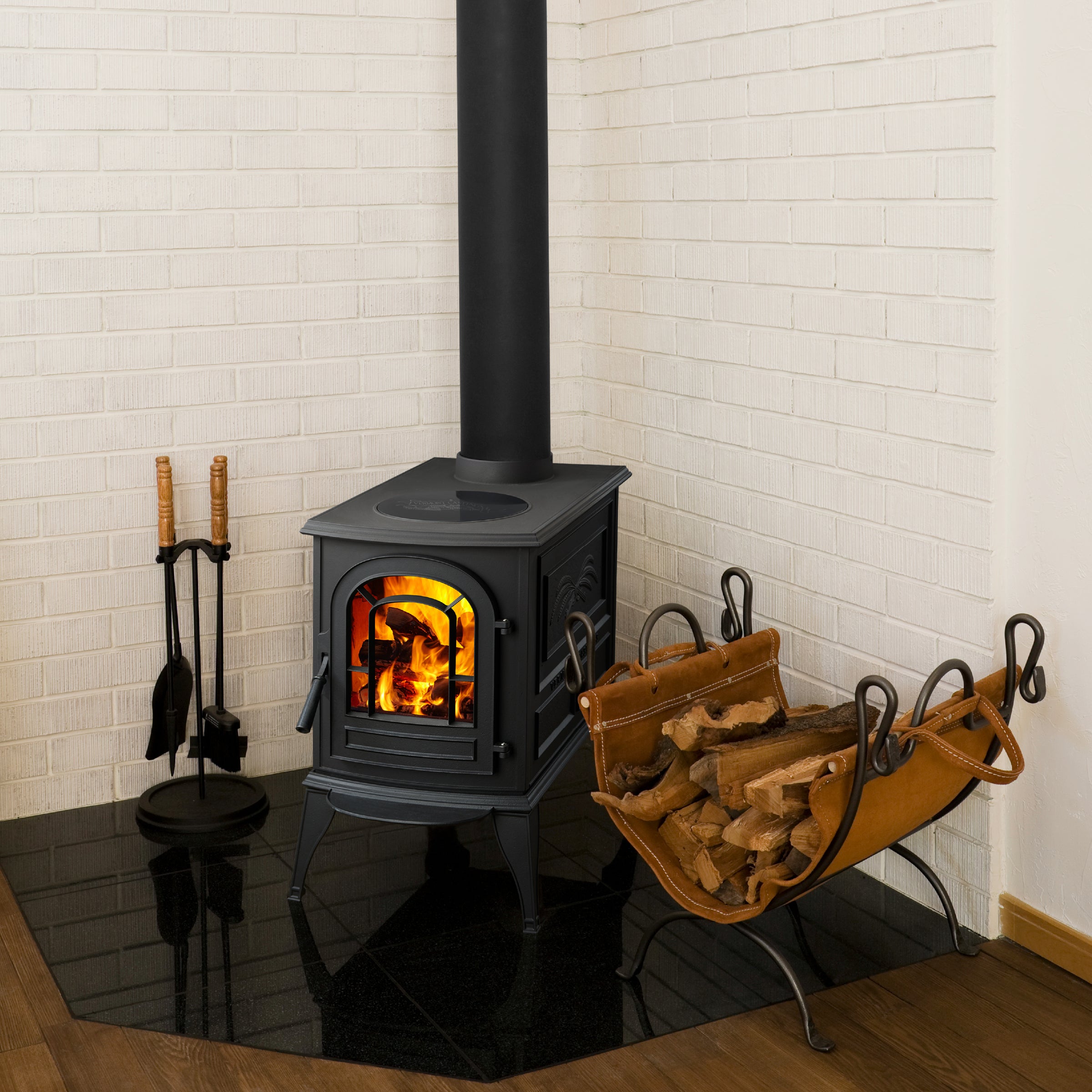 Aspen C3 Wood Stove - Classic Black