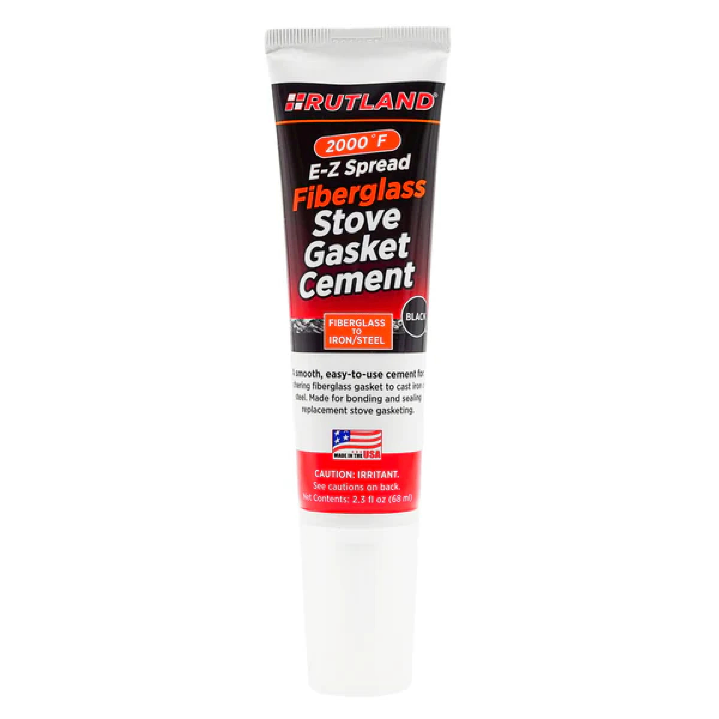 E-Z Spread Fiberglass Stove Gasket Cement: 2.3 fl oz Tube