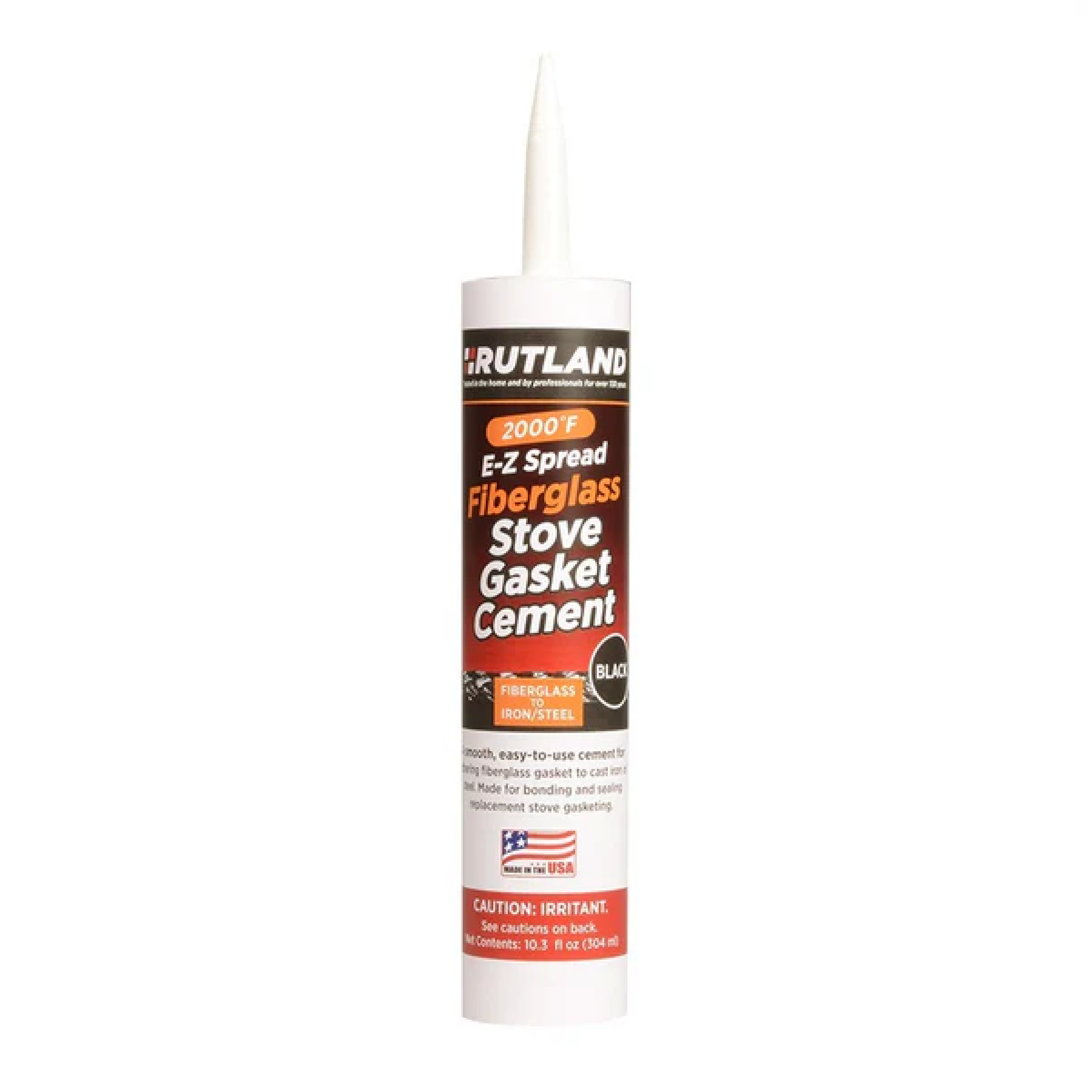 E-Z Spread Fiberglass Stove Gasket Cement: 10.3 fl oz Cartridge