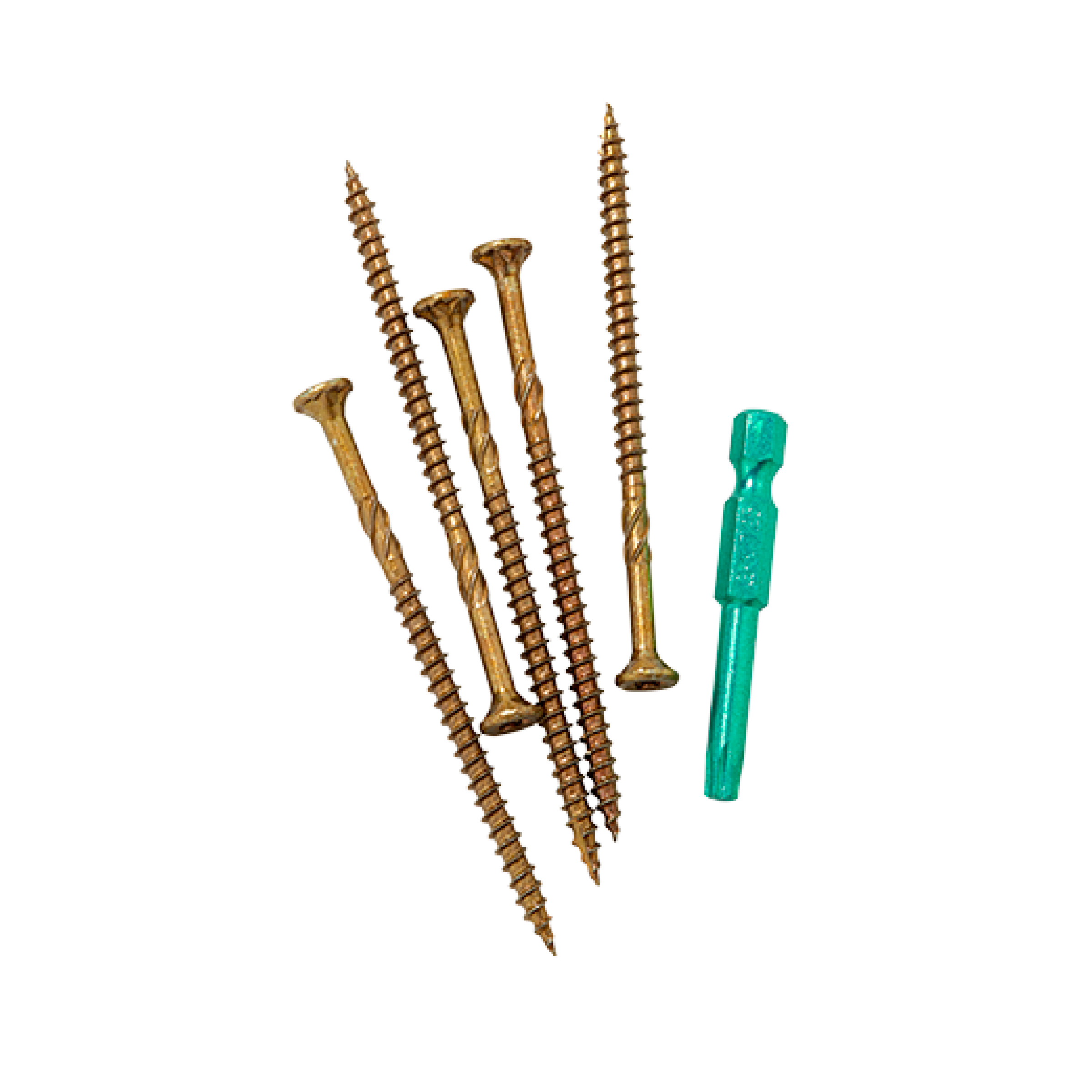 Multi-purpose framing screws, gold, Phillips drive, #9 x 2-1/2"